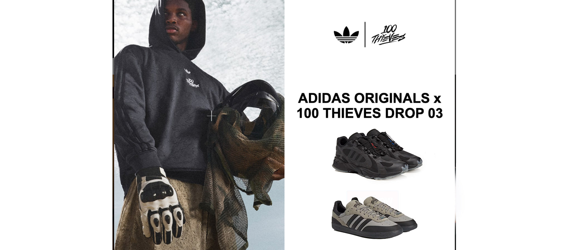 ゲームとストリートが交差する瞬間──100 Thieves × adidas 最新コラボ全解剖