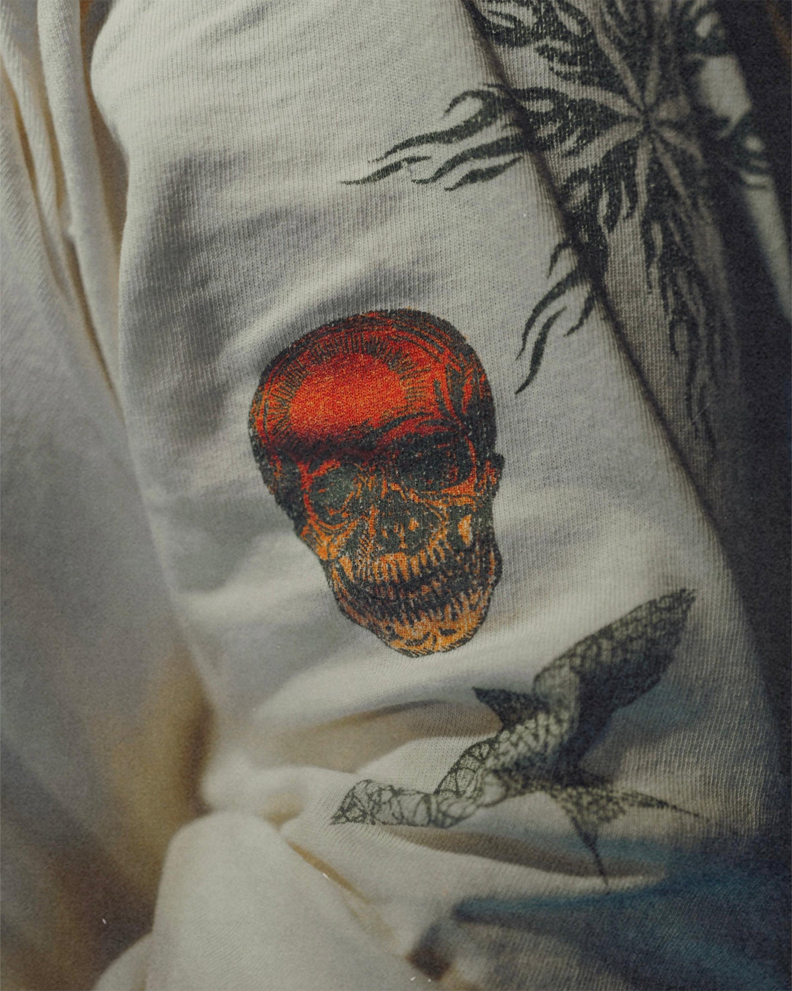 ©SAINT M××××××・セントマイケル - L/S Tシャツ DW_LS TEE/TATTOO / WHITE