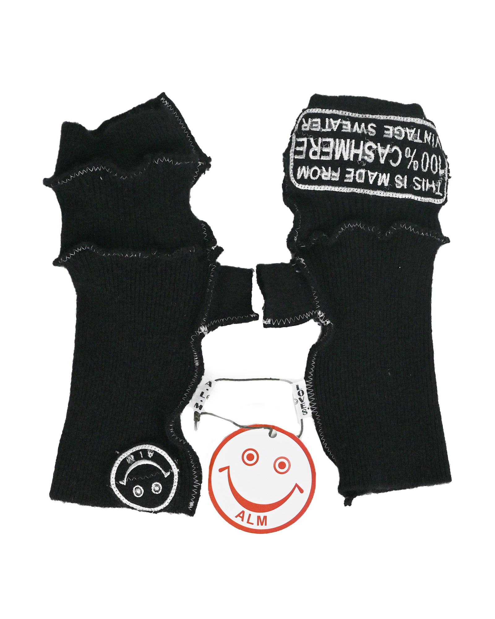 A LOVE MOVEMENT (ア・ラブ・ムーブメント) CASHMERE GLOVES / BLACK