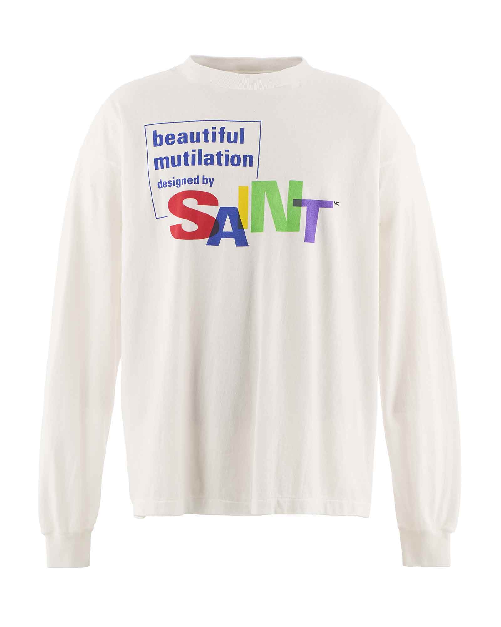 LS TEE/BEAUTIFUL SAINT / WHITE