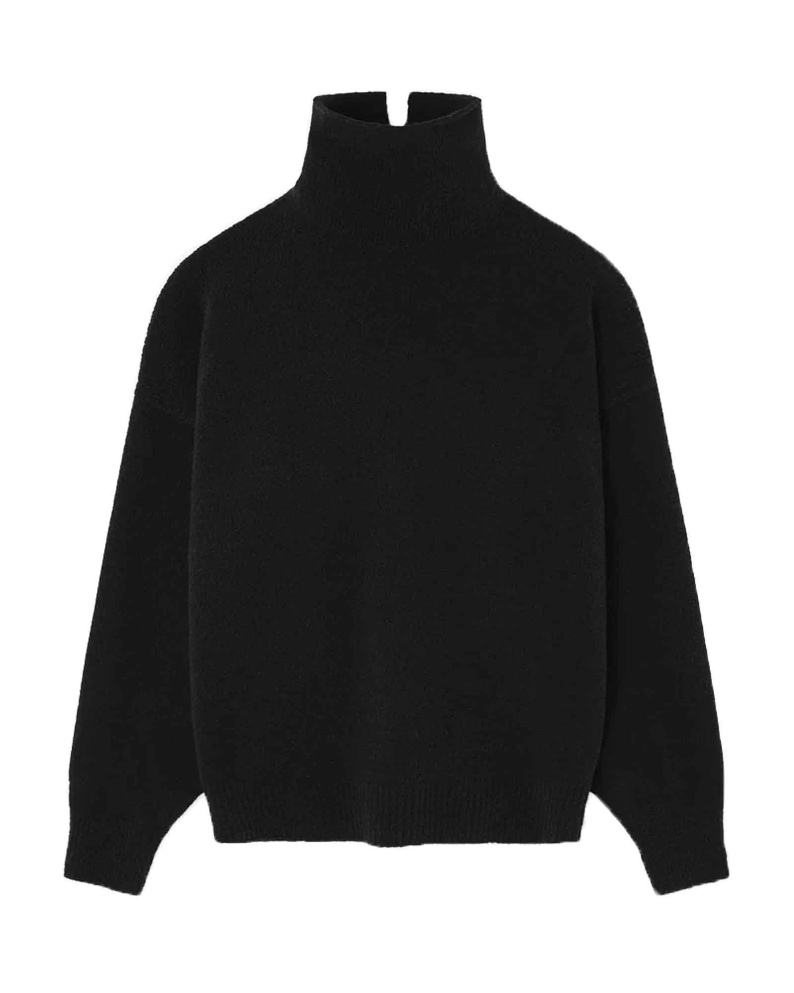 HIGHNECK SWEATER / BLACK