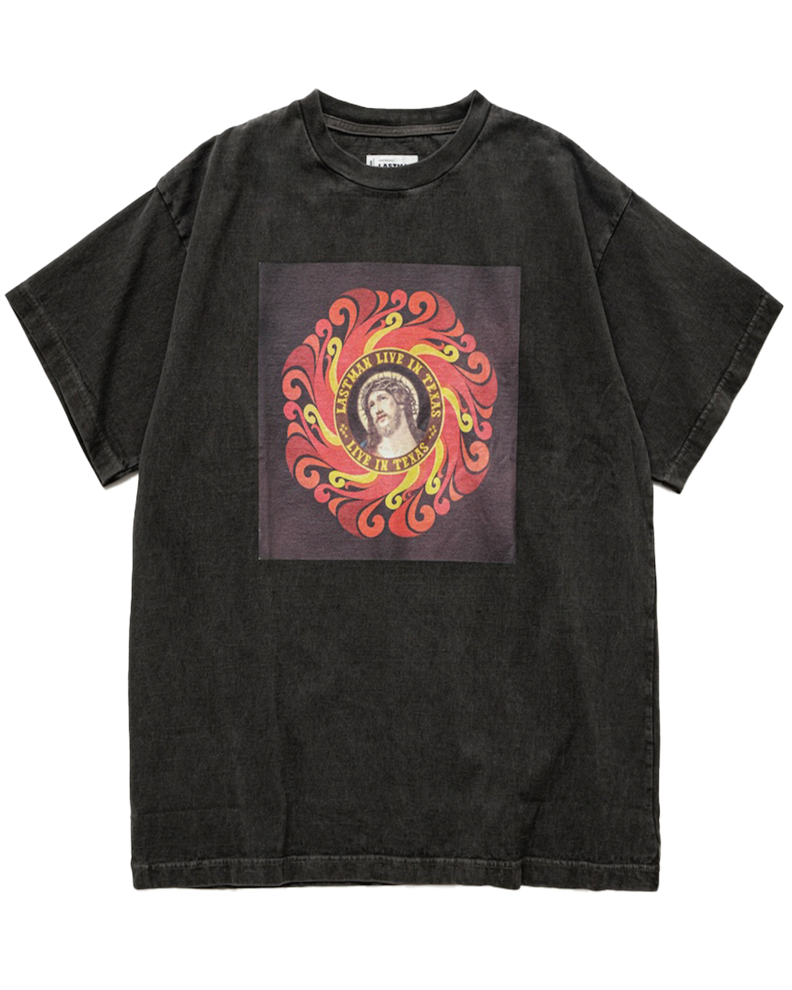 PRINTED TEE -PSYCHEDELIC- / BLACK