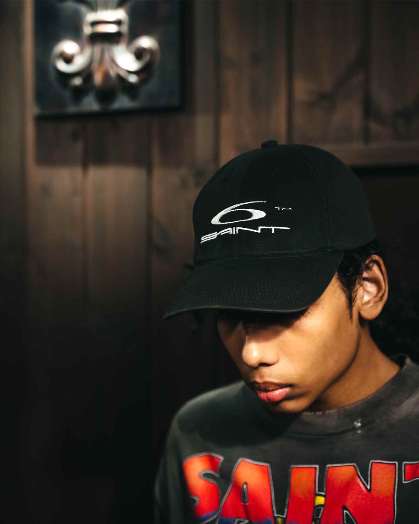 ©SAINT M××××××・セントマイケル - キャップ CAP/SAINT 6 / BLACK