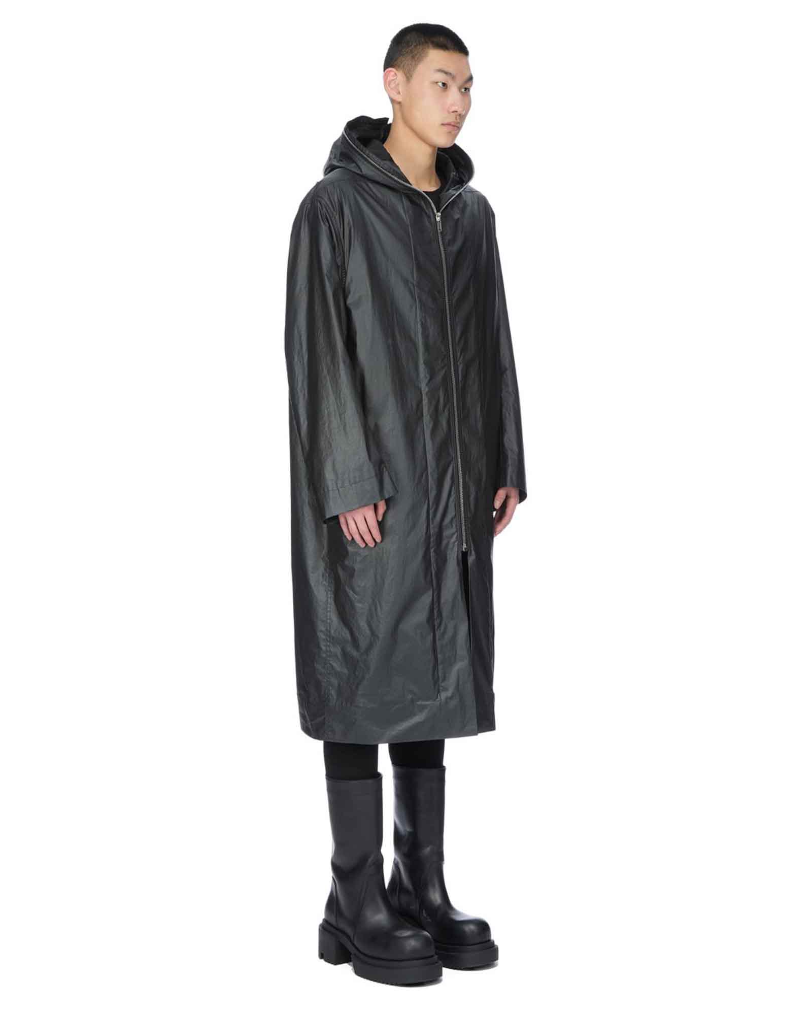RICK OWENS・リック オウエンス - コート GIMP MAC / BLACK