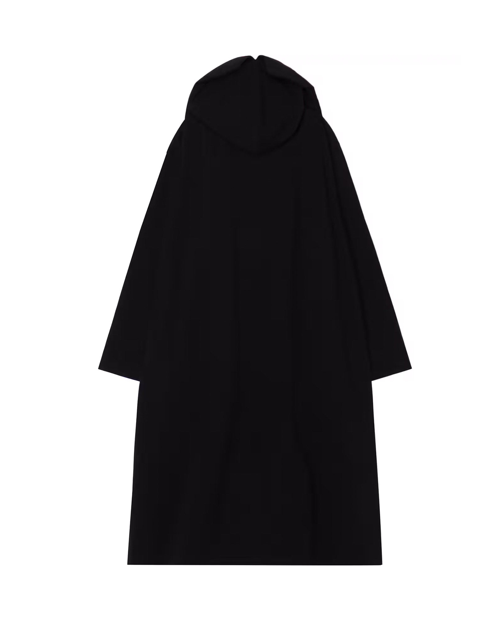Yohji Yamamoto・ヨウジ ヤマモト - コート 30/-HIGH D COTTON JERSEY PADDED LONG COAT / BLACK