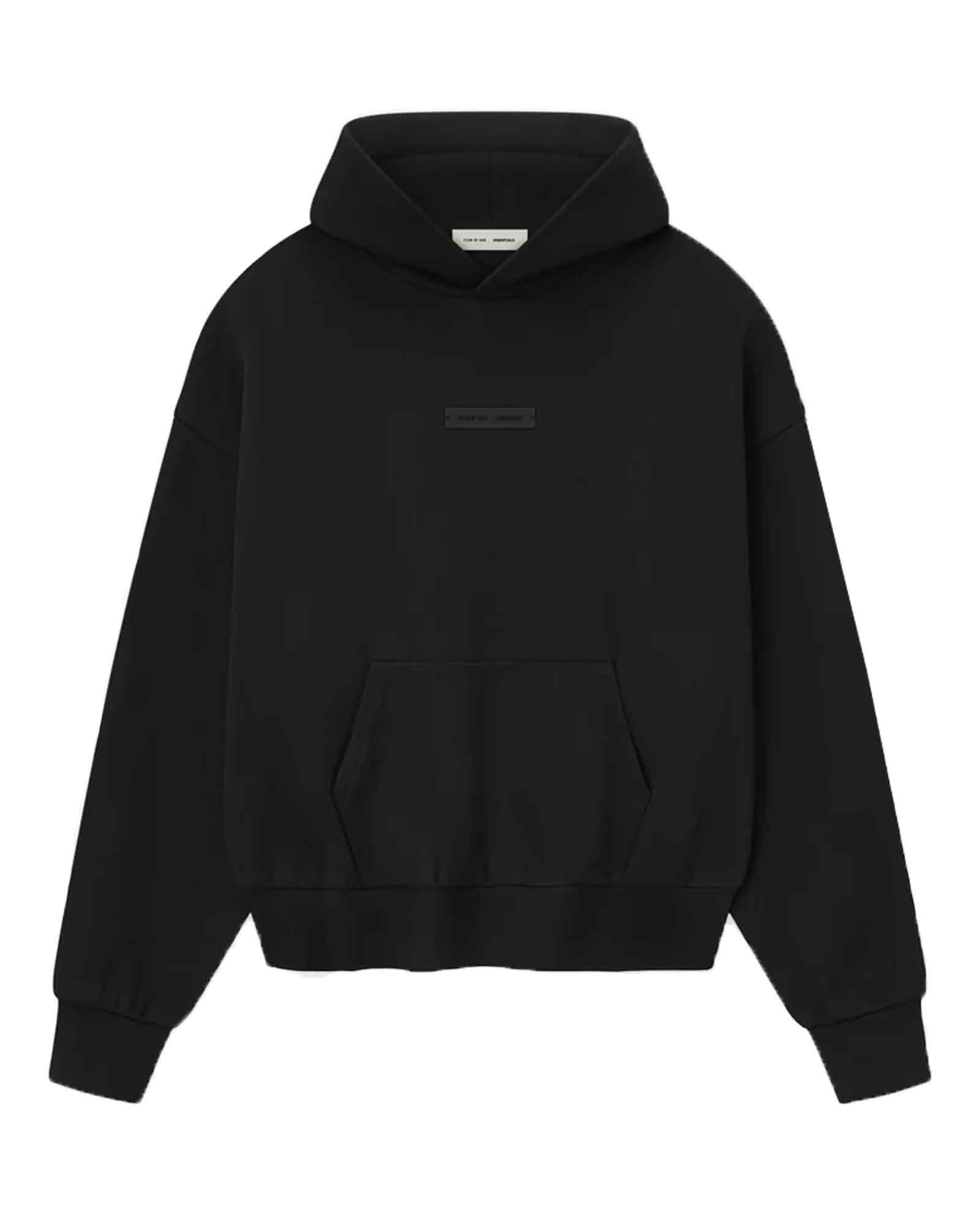 CLASSIC FIT FLEECE HOODIE  / JET BLACK