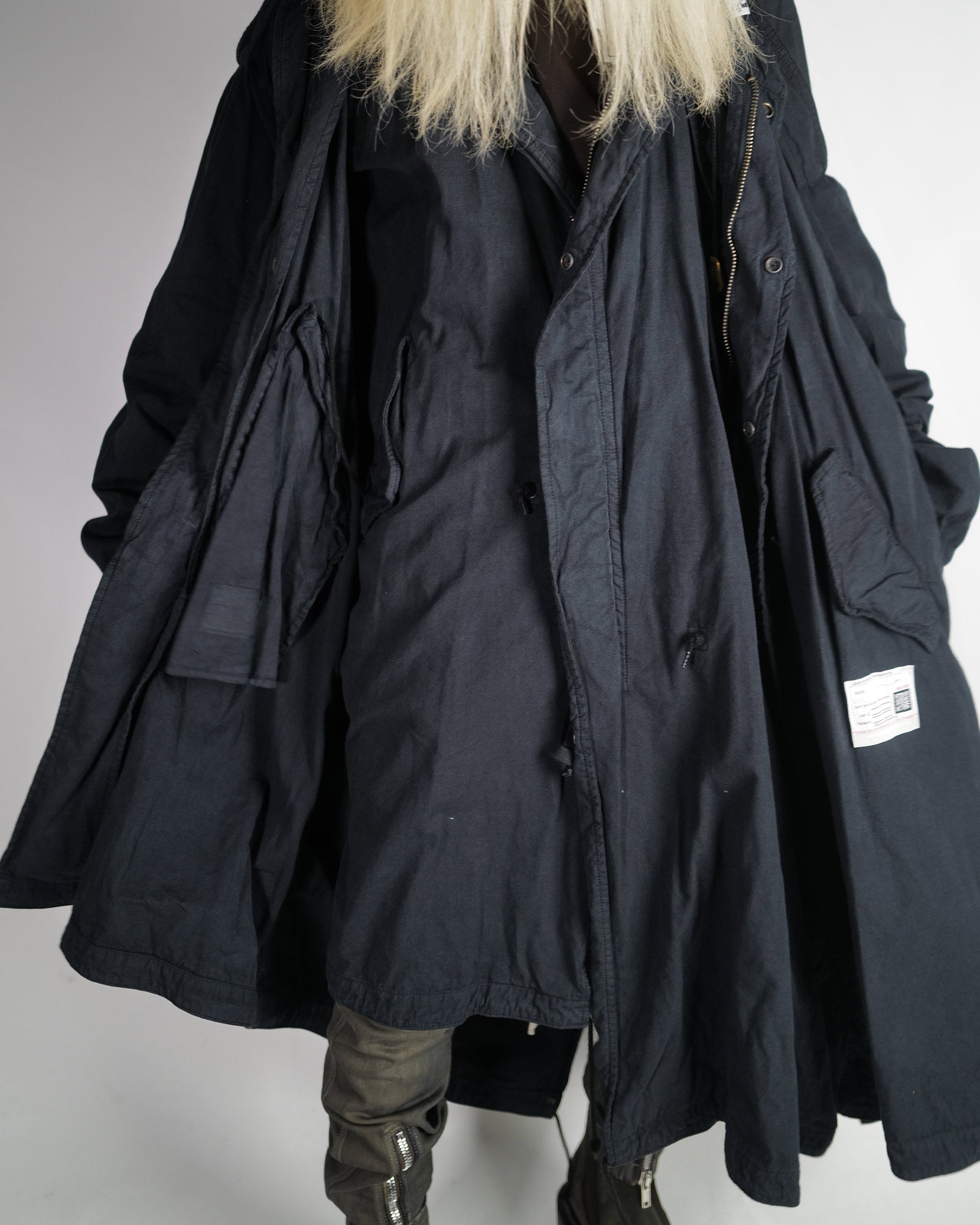 MIHARA YASUHIRO・ミハラヤスヒロ - コート LAYERED M-51 MODS PARKA / BLACK