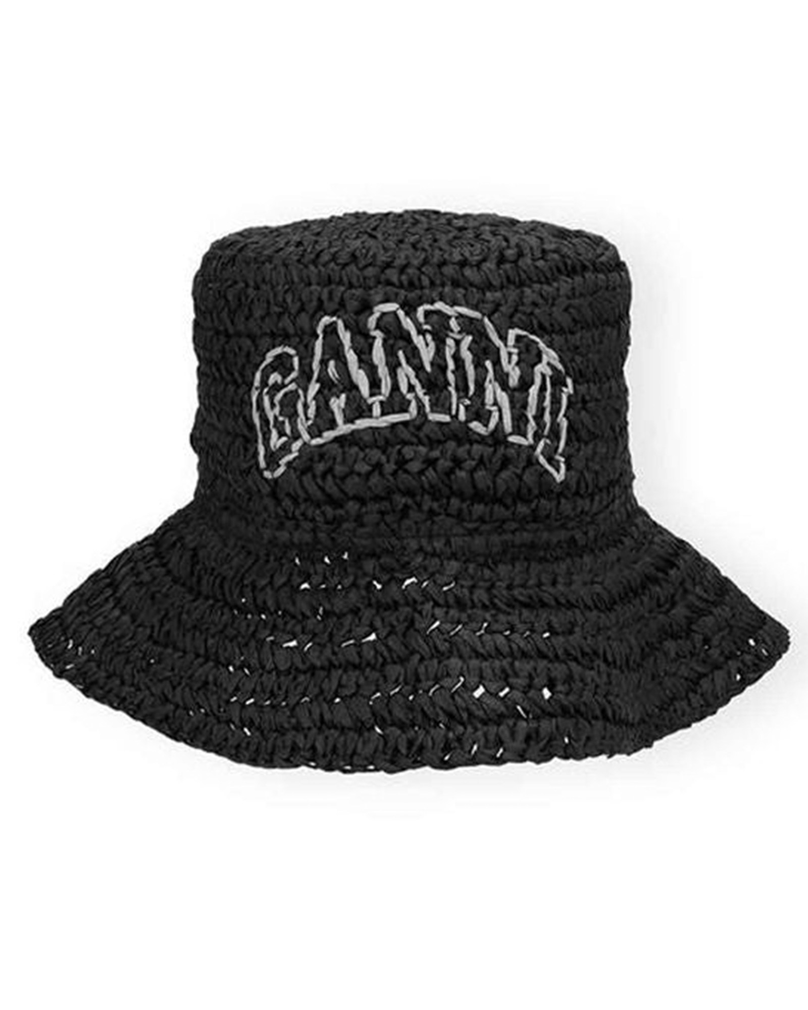 GANNI・Gunny -  SUMMER STRAW HAT / BLACK