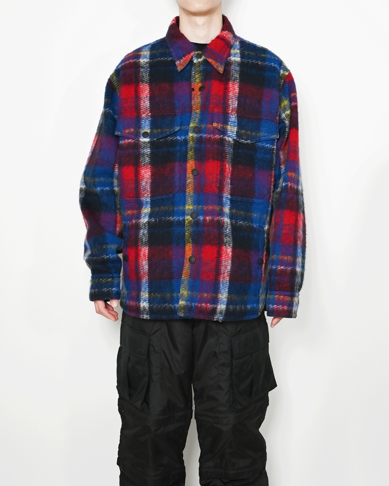 MONCLER GENIUS・moncler -  WAIER SHIRT JACKET/RED