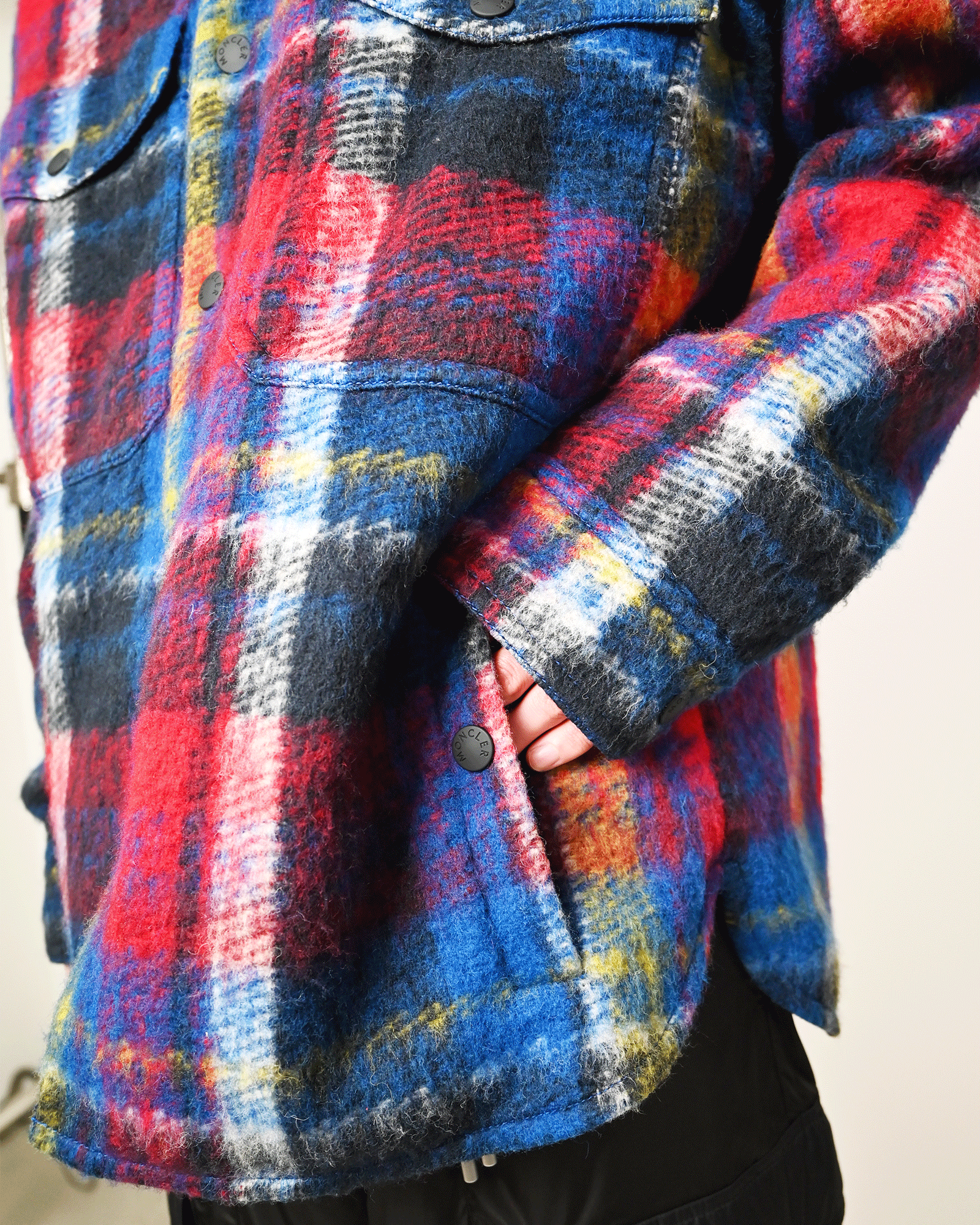 MONCLER GENIUS・moncler -  WAIER SHIRT JACKET/RED