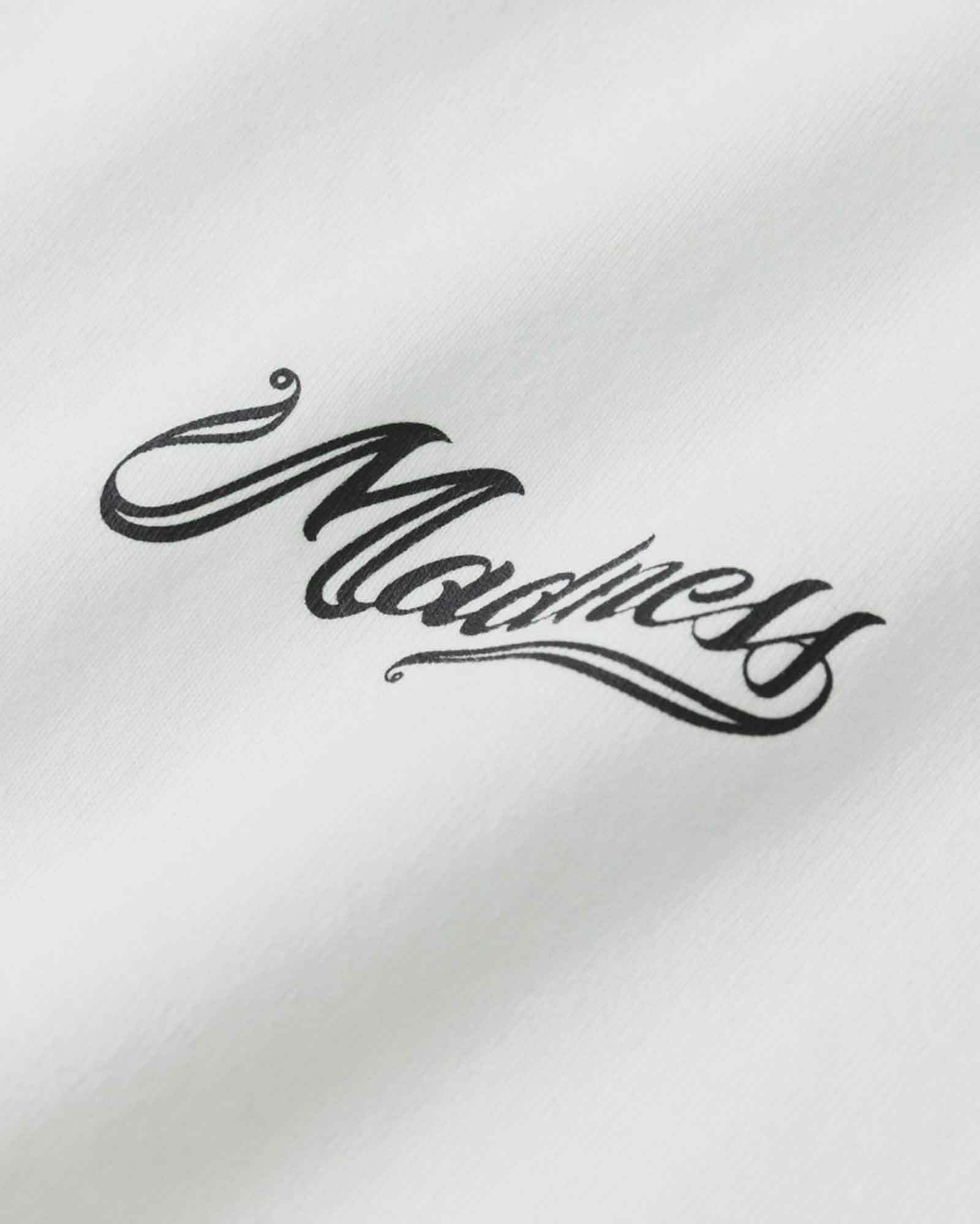 MADNESS・マッドネス - Tシャツ・カットソー MADNESS BADGE (L) UNIFORM T-SHIRT / WHITE