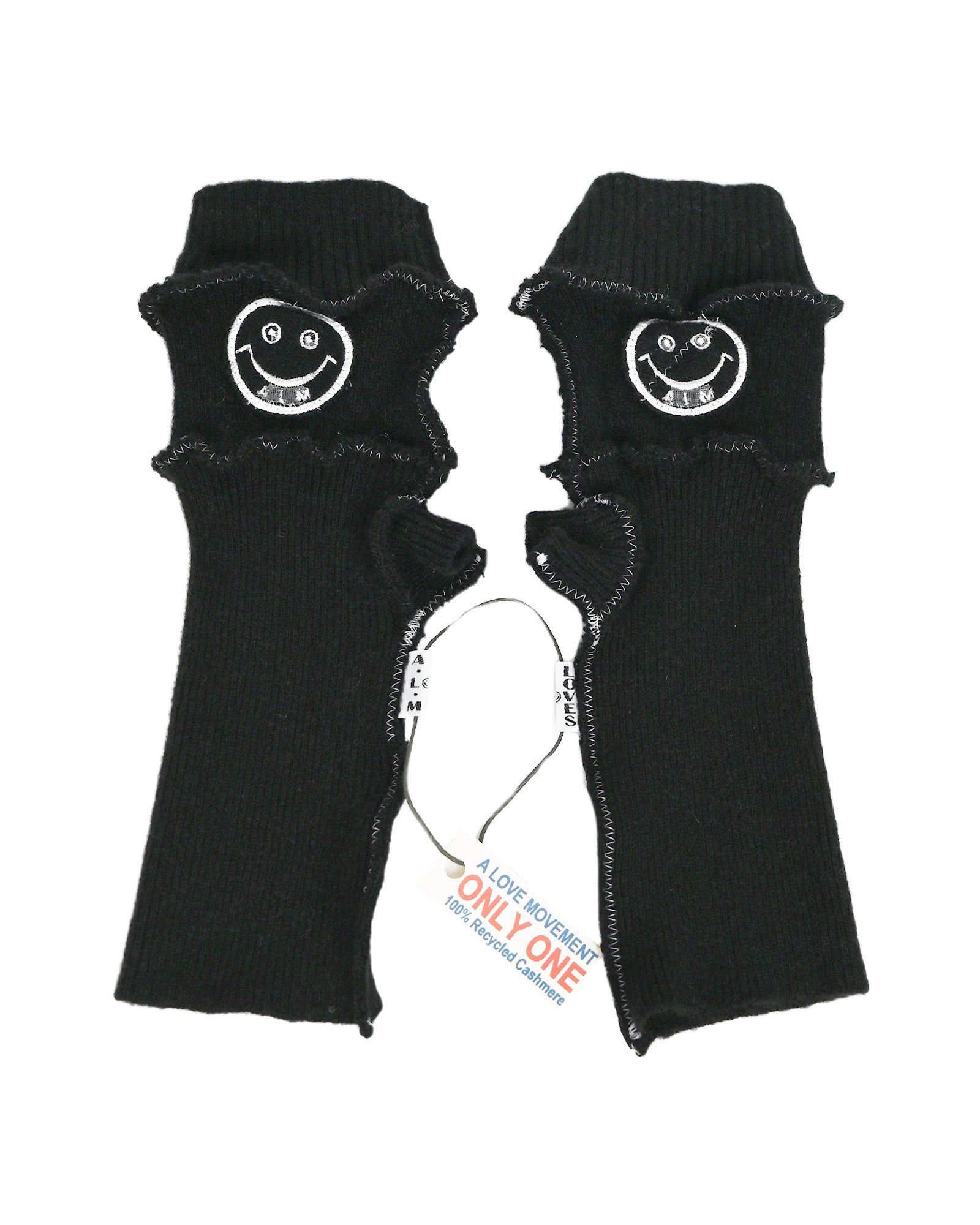 A LOVE MOVEMENT・a love movement -  CASHMERE GLOVES 5 / BLACK