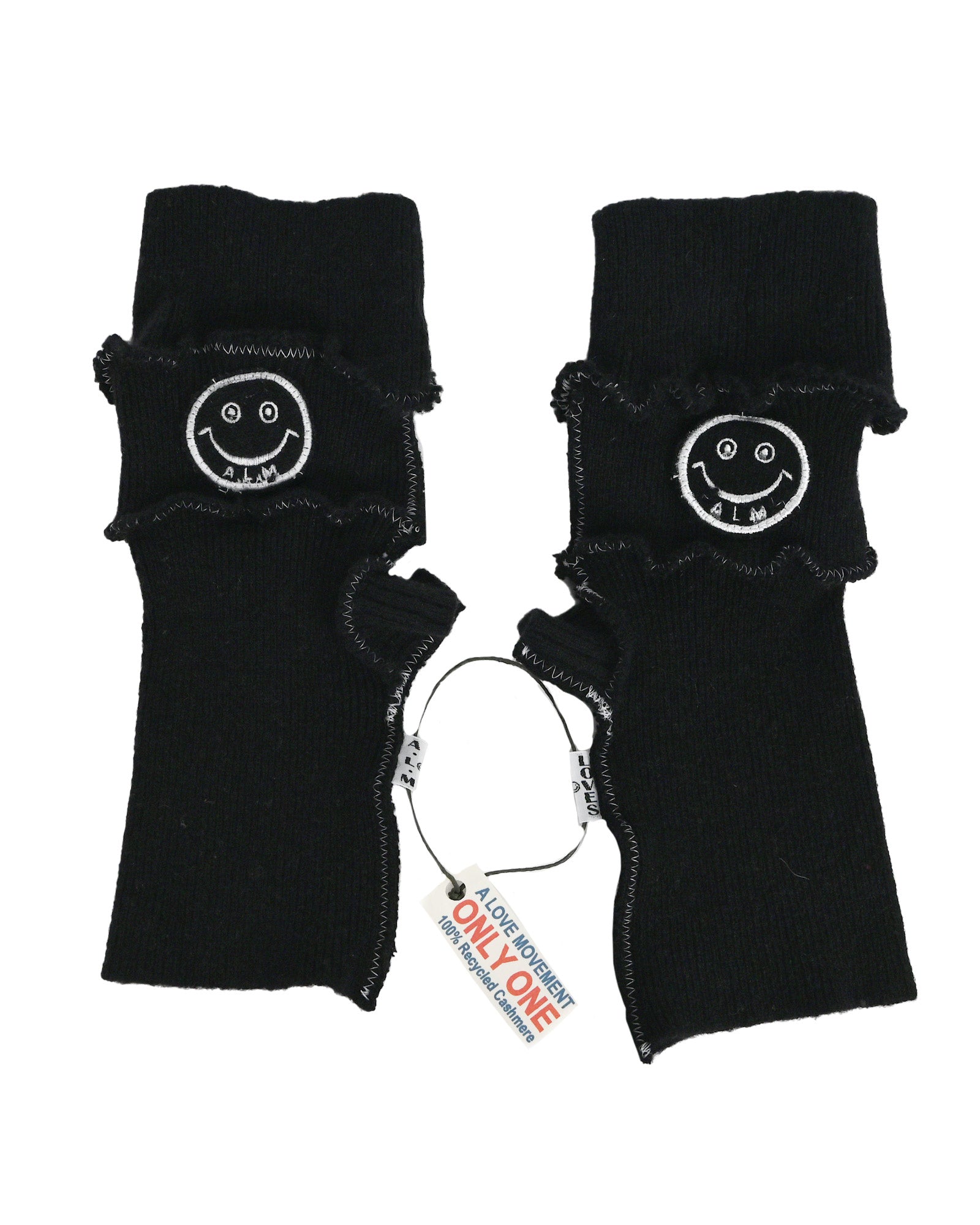 A LOVE MOVEMENT・a love movement -  CASHMERE GLOVES 3 / BLACK