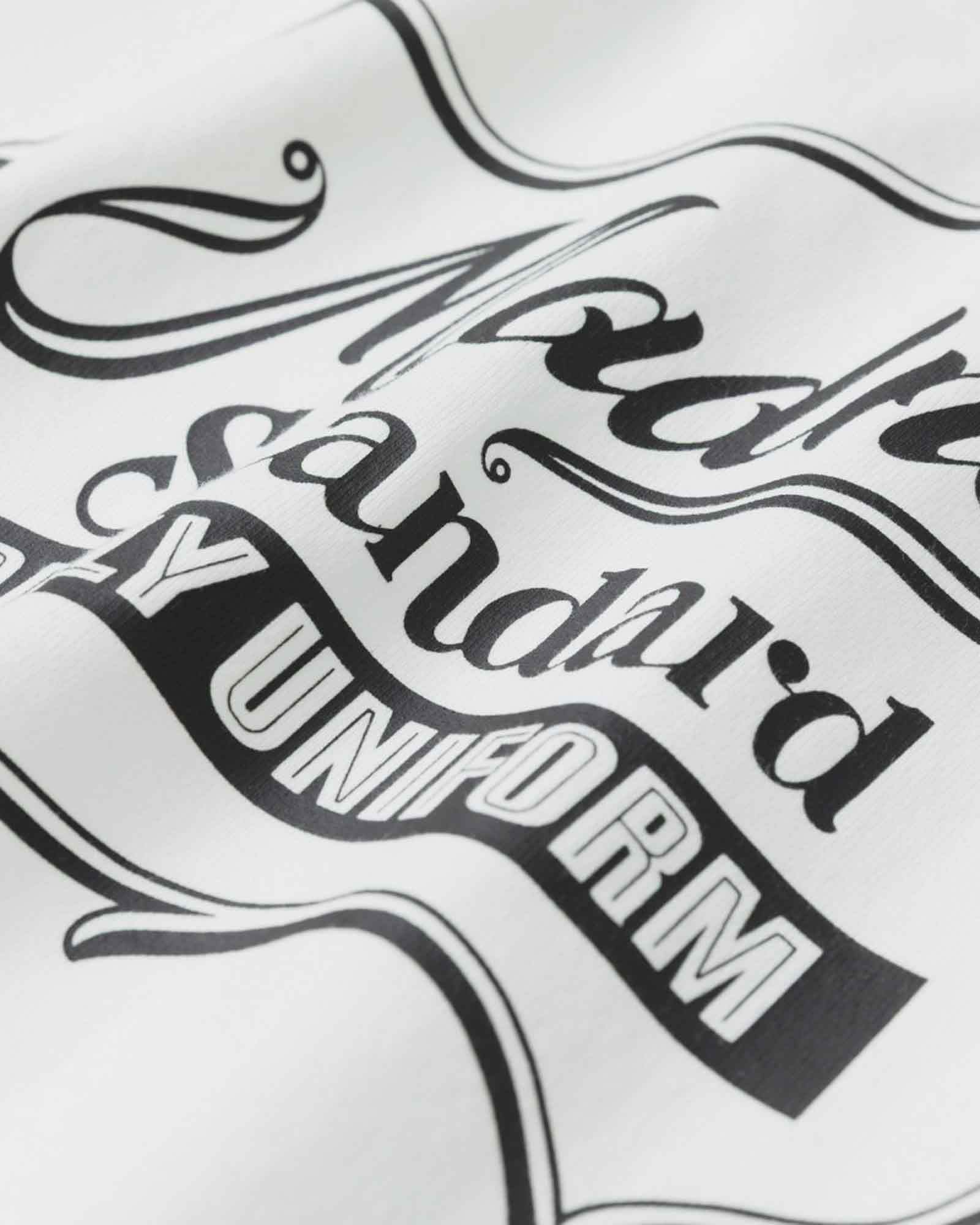 MADNESS・マッドネス - Tシャツ・カットソー MADNESS BADGE (L) UNIFORM T-SHIRT / WHITE