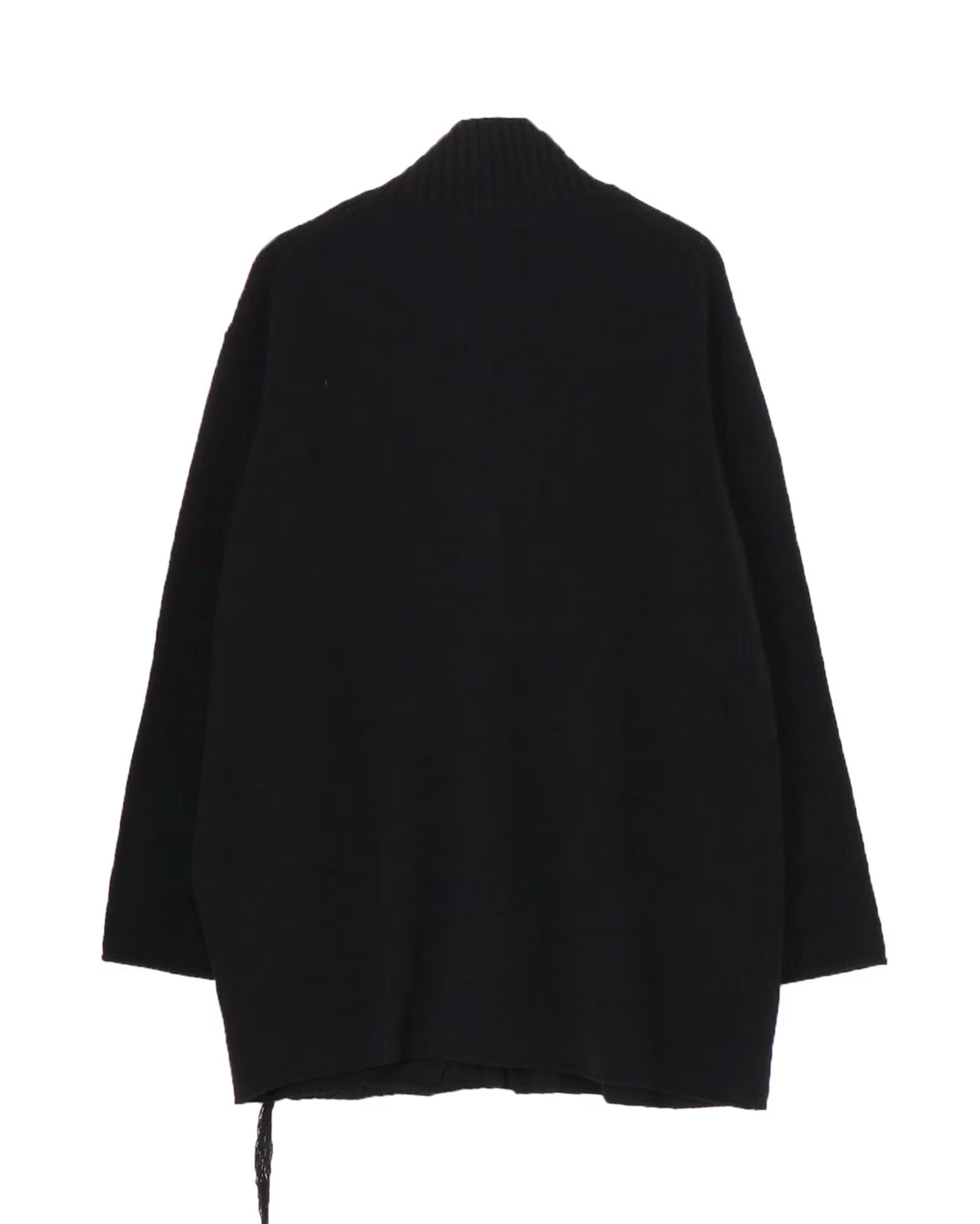 Yohji Yamamoto・ヨウジ ヤマモト - ジャケット 7G1P PLAIN STITCH WITH STRING STRING DETAIL JACKET