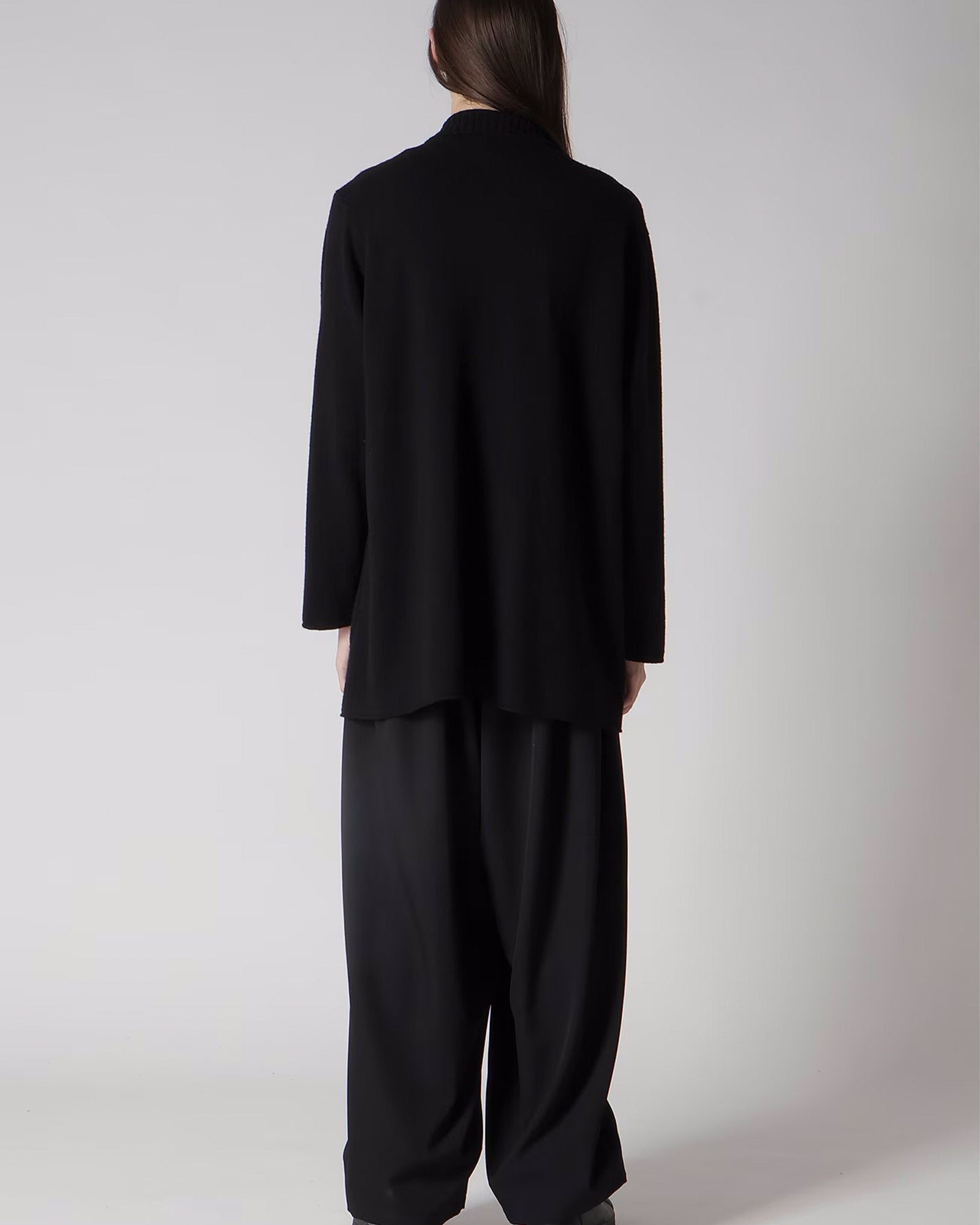 Yohji Yamamoto・ヨウジ ヤマモト - ジャケット 7G1P PLAIN STITCH WITH STRING STRING DETAIL JACKET