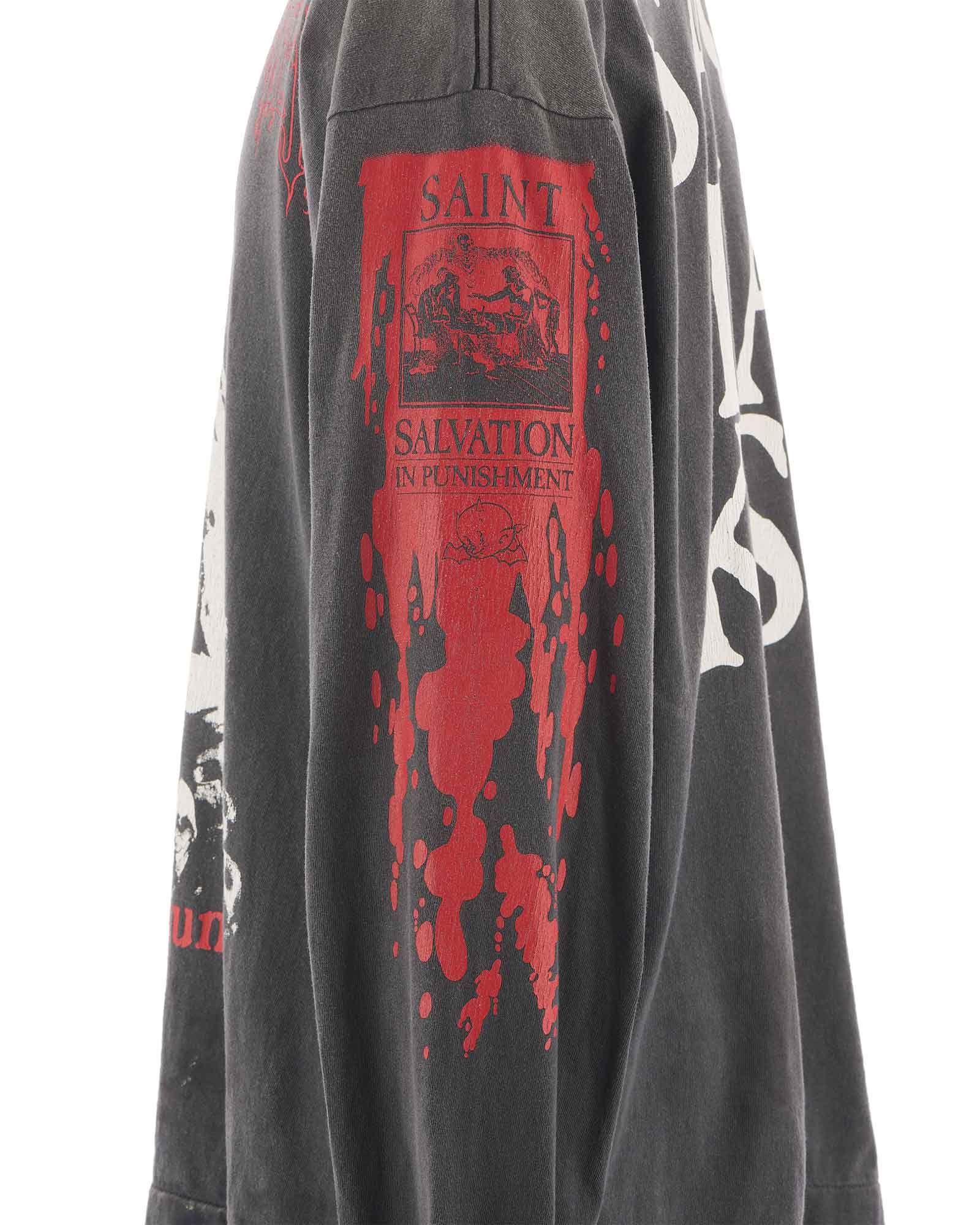 ©SAINT M××××××・セントマイケル - L/S Tシャツ LS TEE/SAINT IS A KISS / BLACK