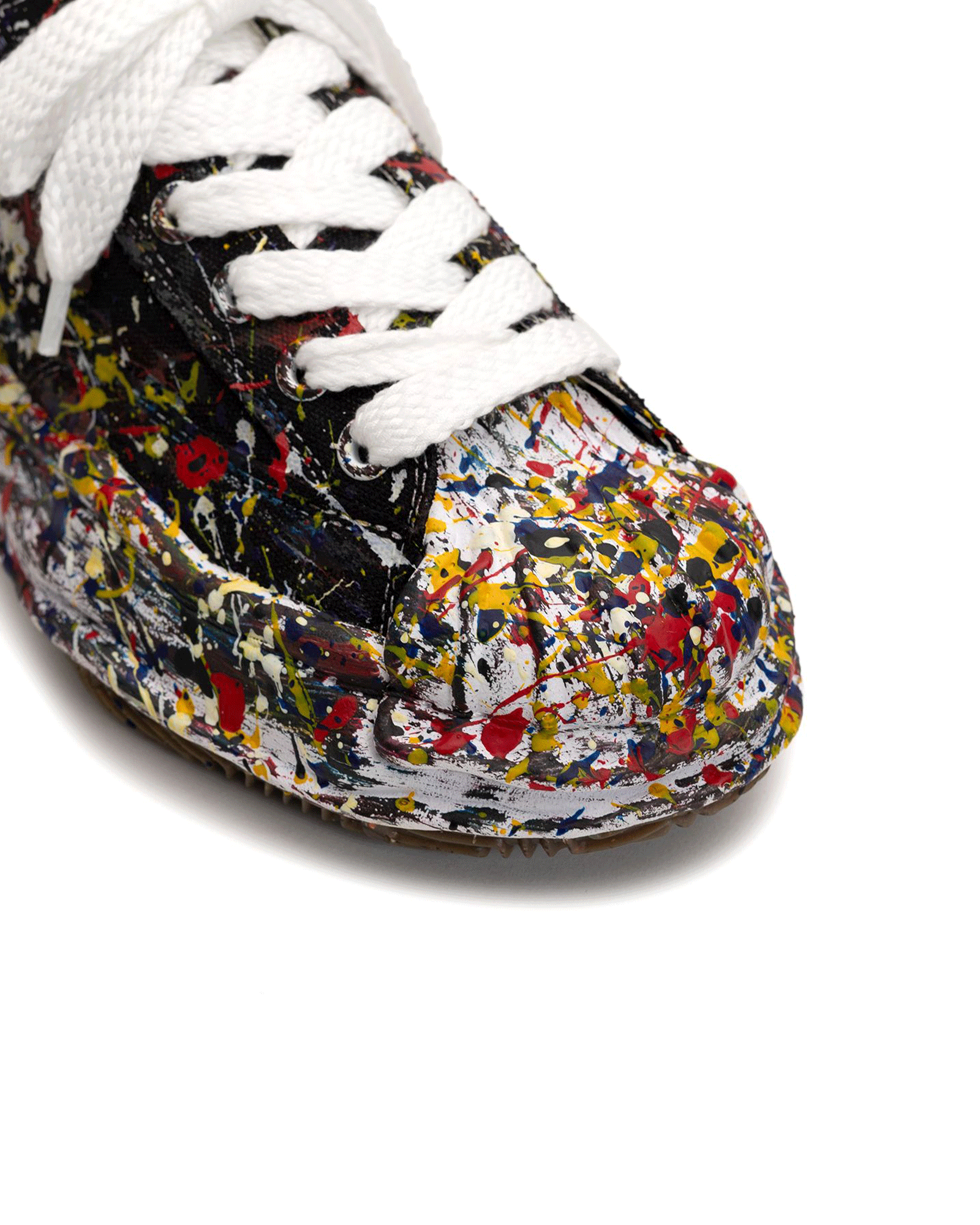 MIHARA YASUHIRO・ミハラヤスヒロ - ローカットスニーカー BLAKEY ORIGINAL SOLE SPUTTERING CANVAS LOW-TOP SNEAKER / BLACK