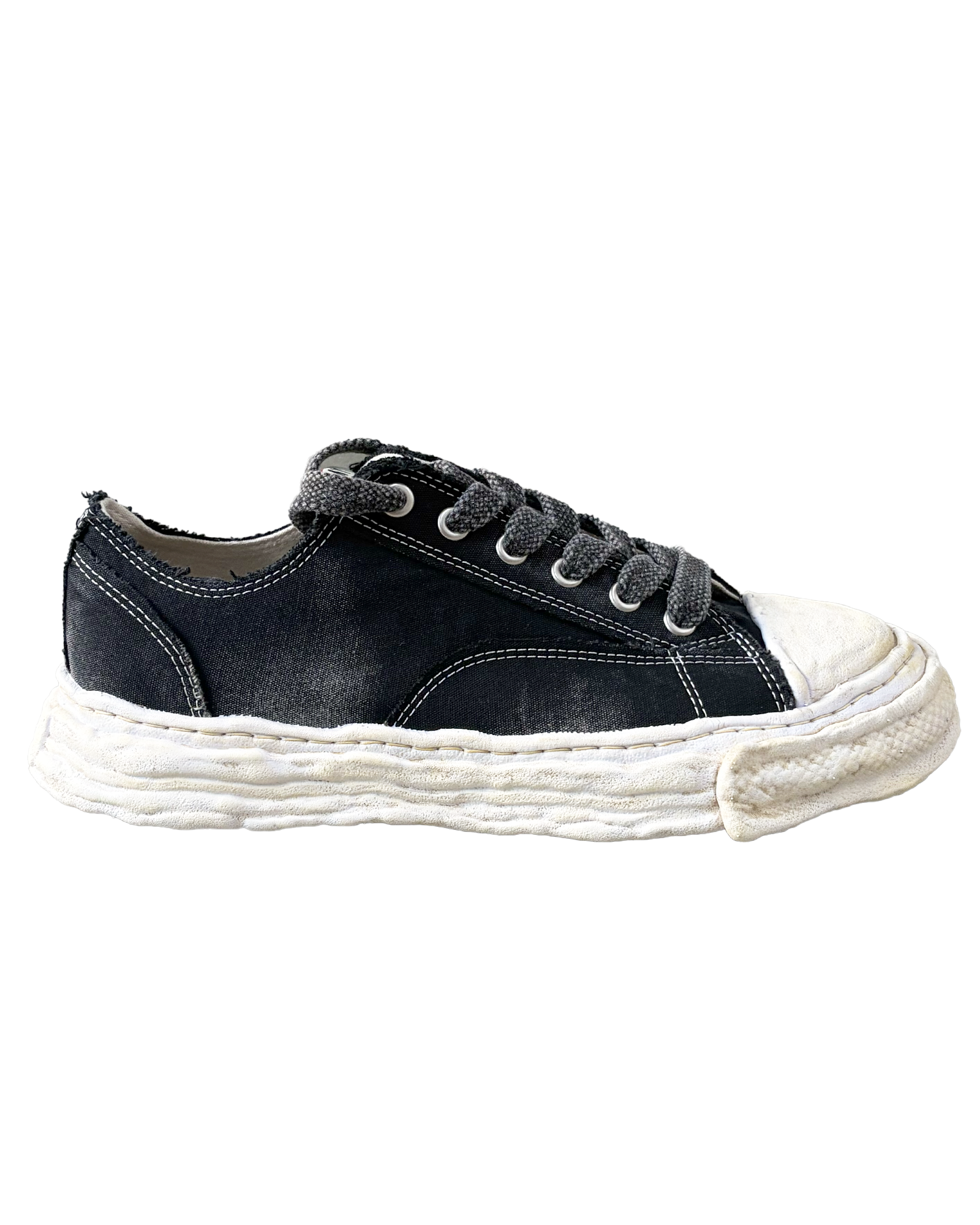 MIHARA YASUHIRO(ミハラヤスヒロ) PETERSON23 BLEACHED CANVAS LOW-TOP MIHARA YASUHIRO(ミハラヤスヒロ) PETERSON23 BLEACHED CANVAS LOW-TOP