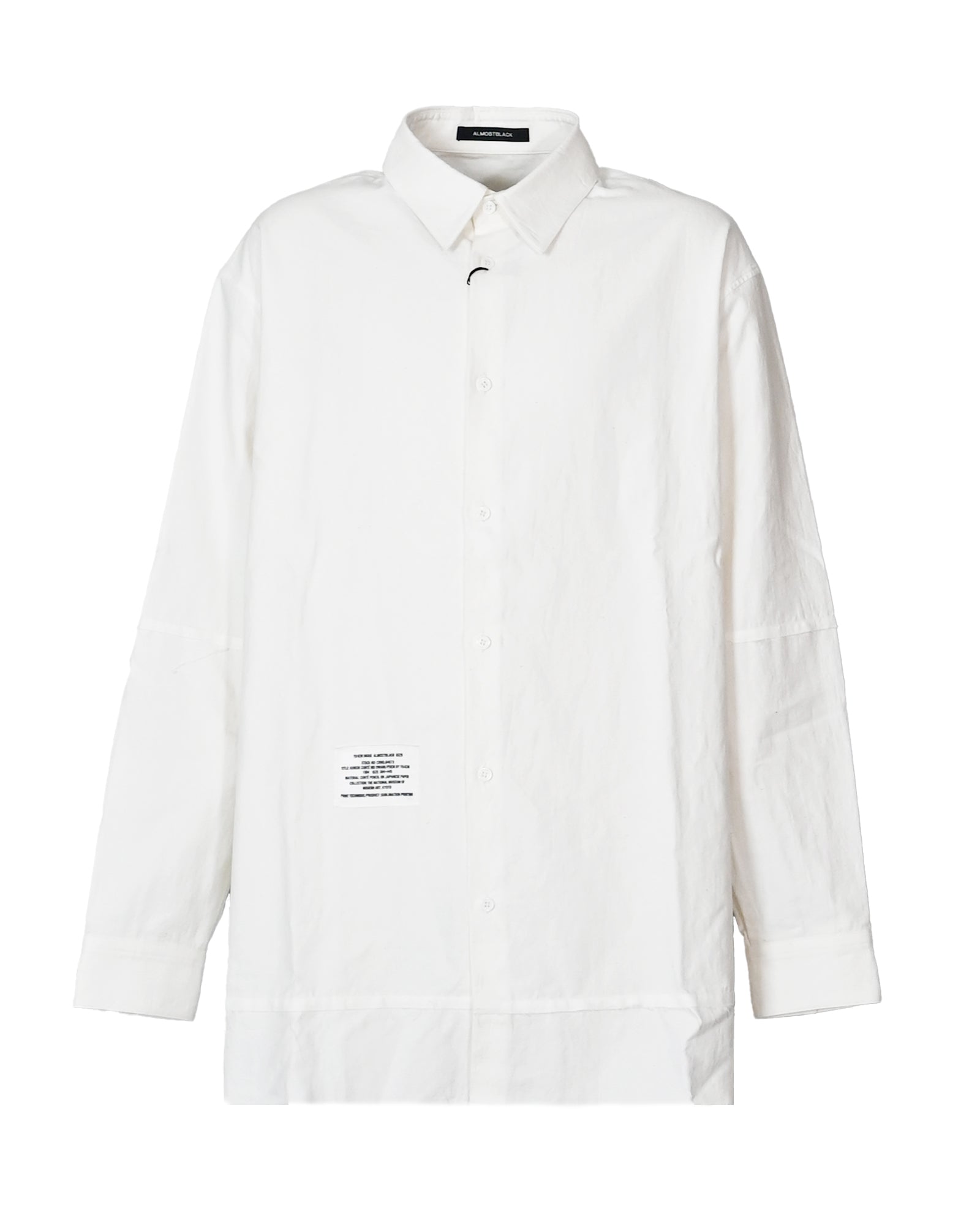 WVN REMAKE PACHIED PRINT SHIRT / WHITE