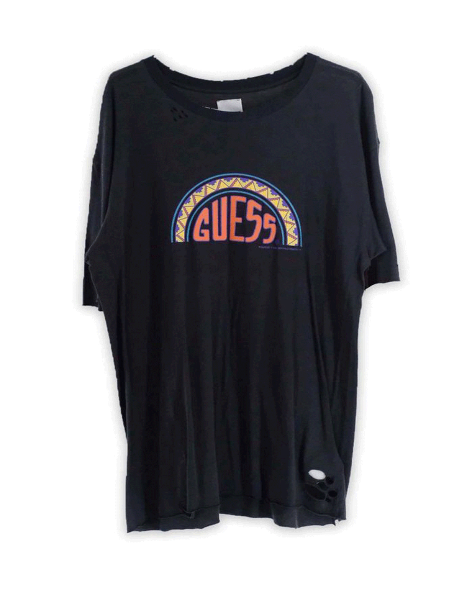 GUESS BLACK TEE SHIRT / BLACK