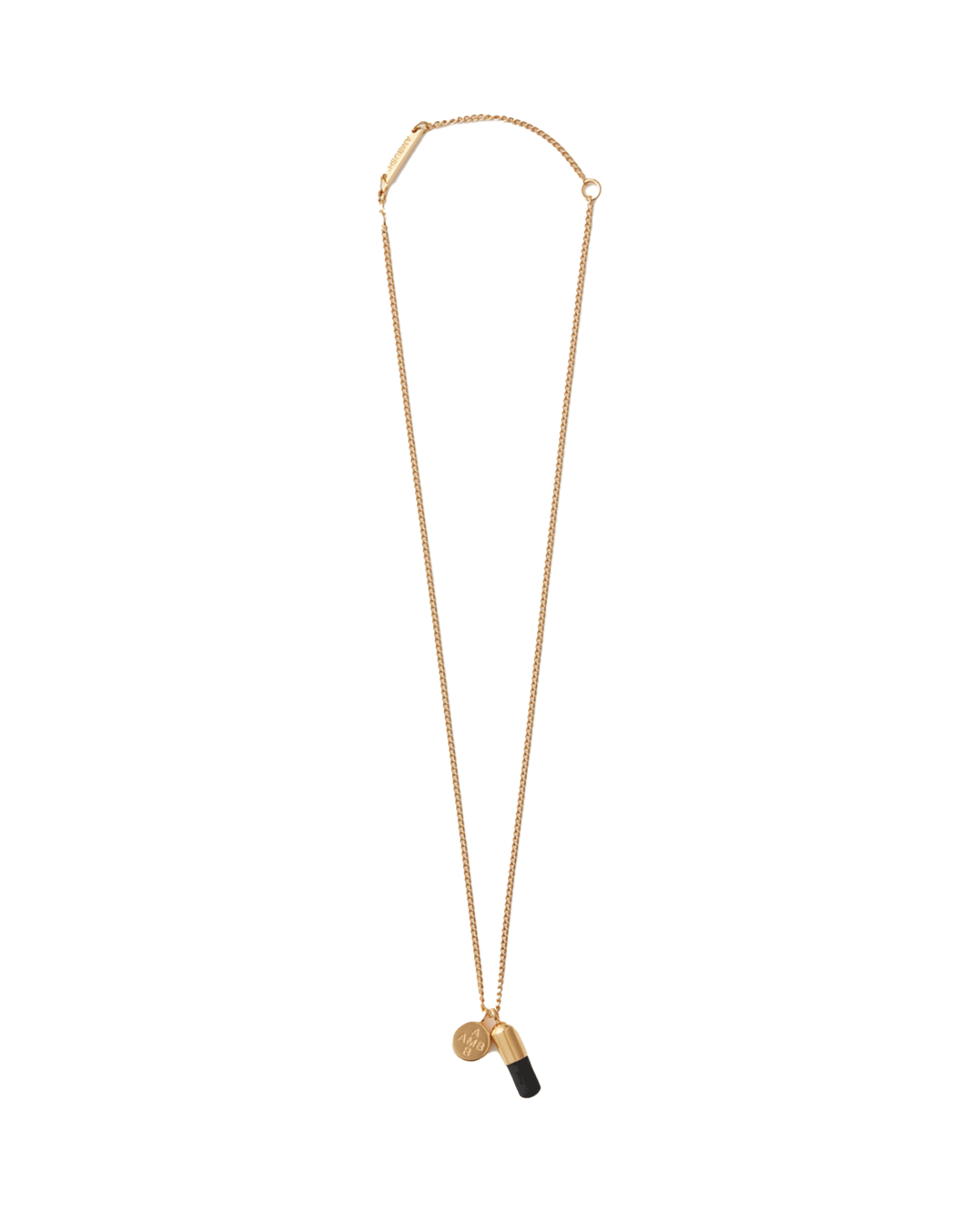AMBUSH(アンブッシュ) PILL CHARM NECKLACE 2 / GOLD-BLACK | Detail AMBUSH(アンブッシュ) PILL CHARM NECKLACE 2 / GOLD-BLACK | Detail