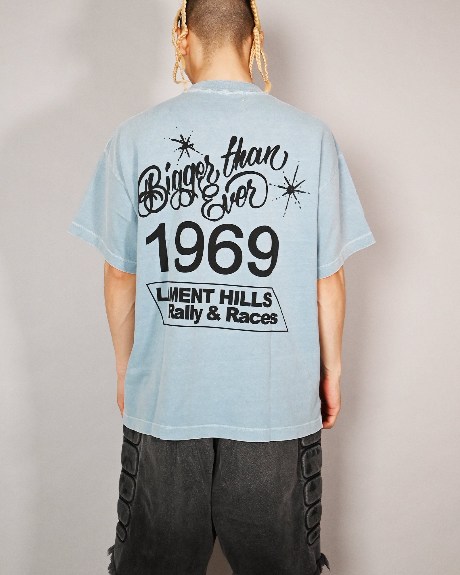 SATOSHI NAKAMOTO・サトシナカモト - Tシャツ・カットソー RALLY TEE / BLUE