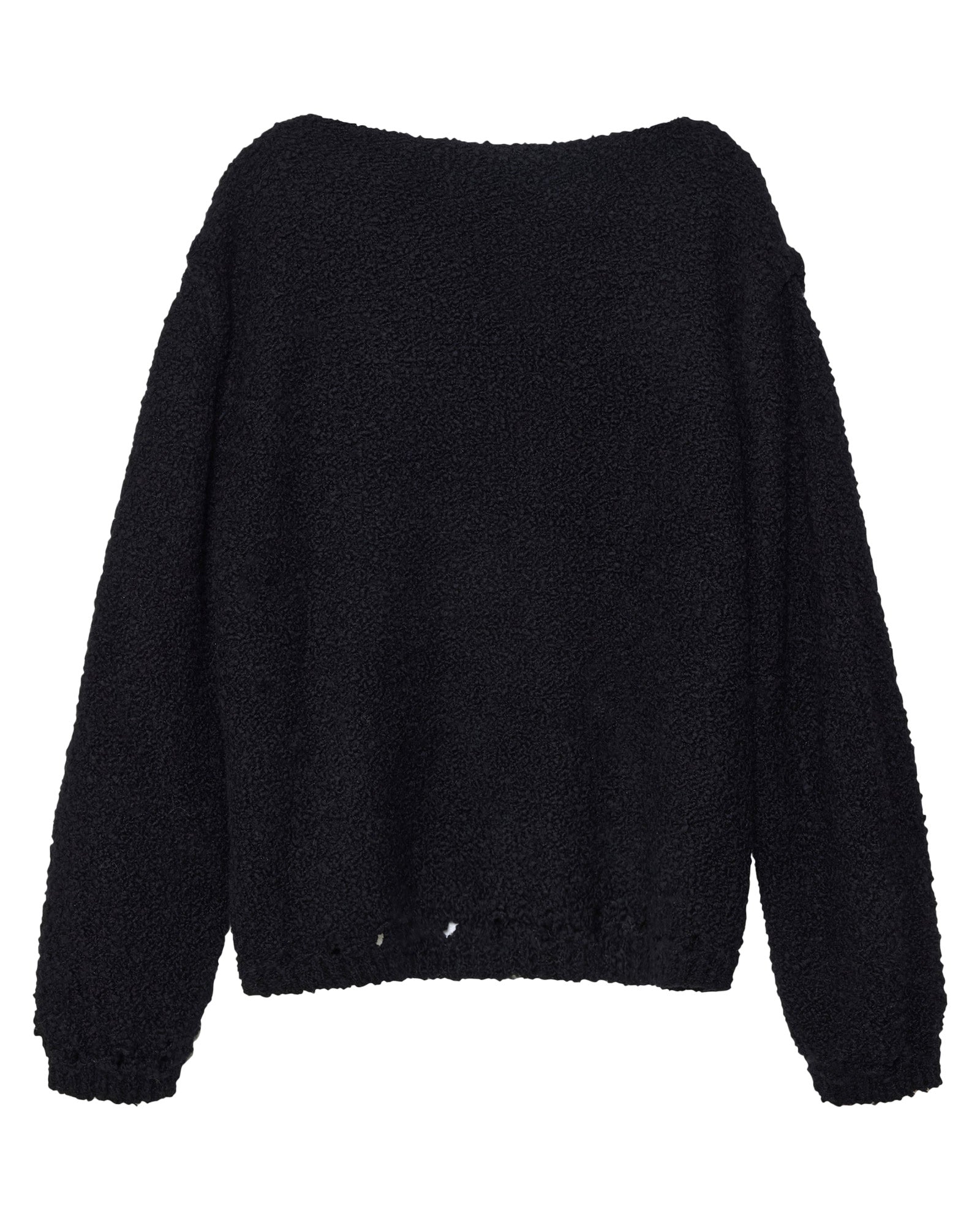 424・フォートゥーフォー - ニット・セーター BABY SWEATER / BLACK