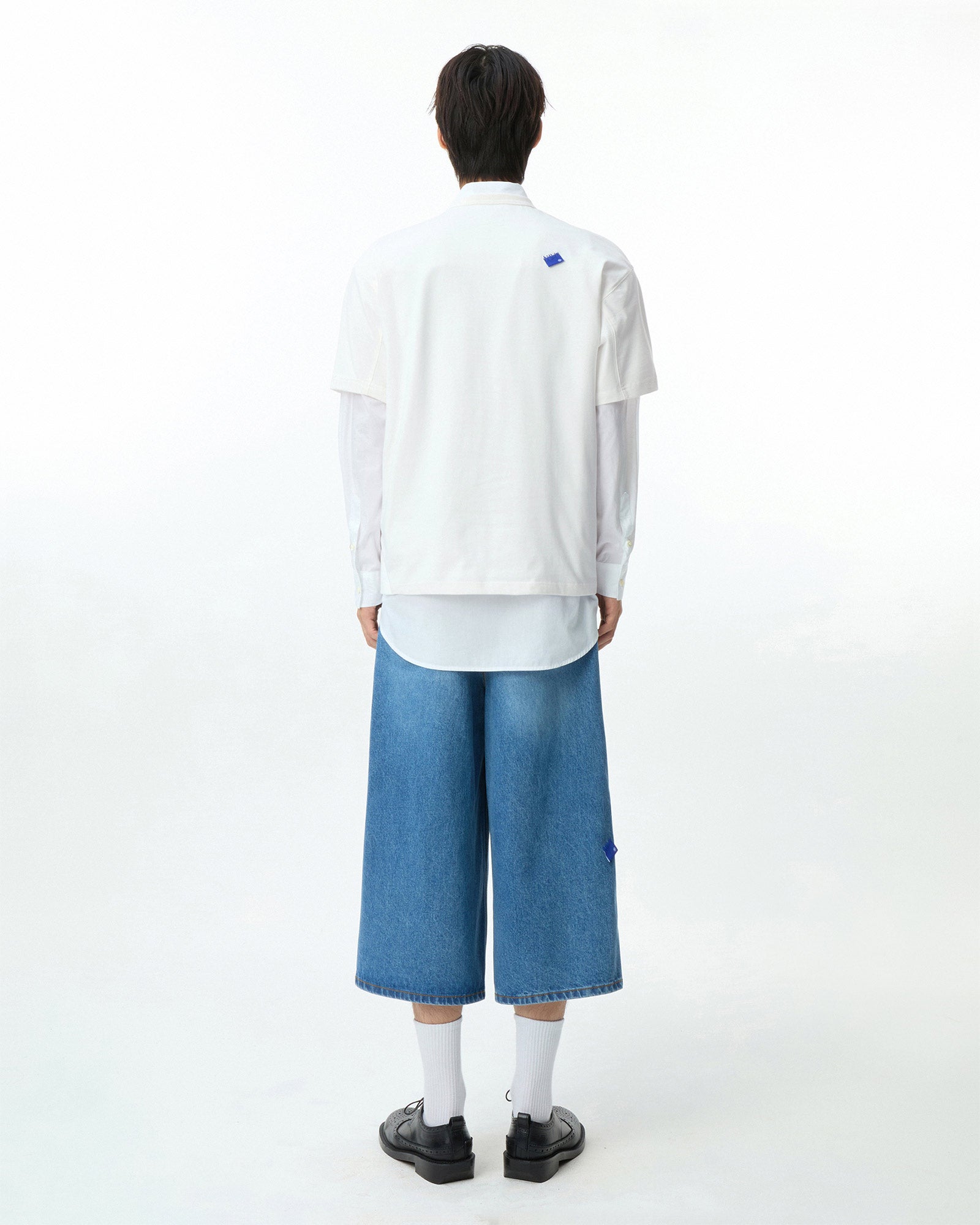 Ader Error・アーダーエラー - Tシャツ・カットソー BL TAG T-SHIRT 06 / OFF WHITE