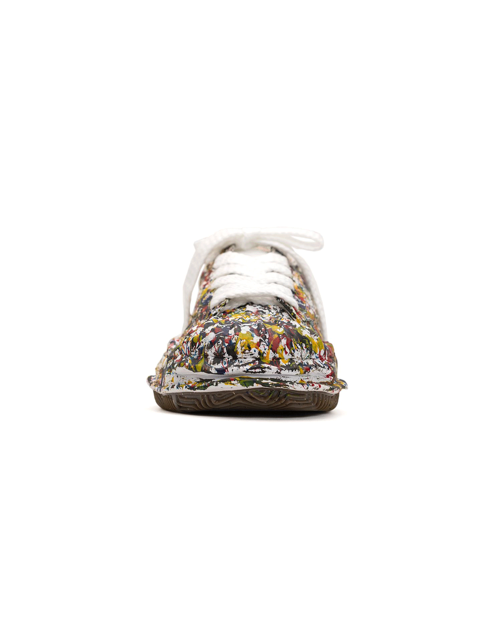 MIHARA YASUHIRO・ミハラヤスヒロ - ローカットスニーカー BLAKEY ORIGINAL SOLE SPUTTERING CANVAS LOW-TOP SNEAKER / WHITE