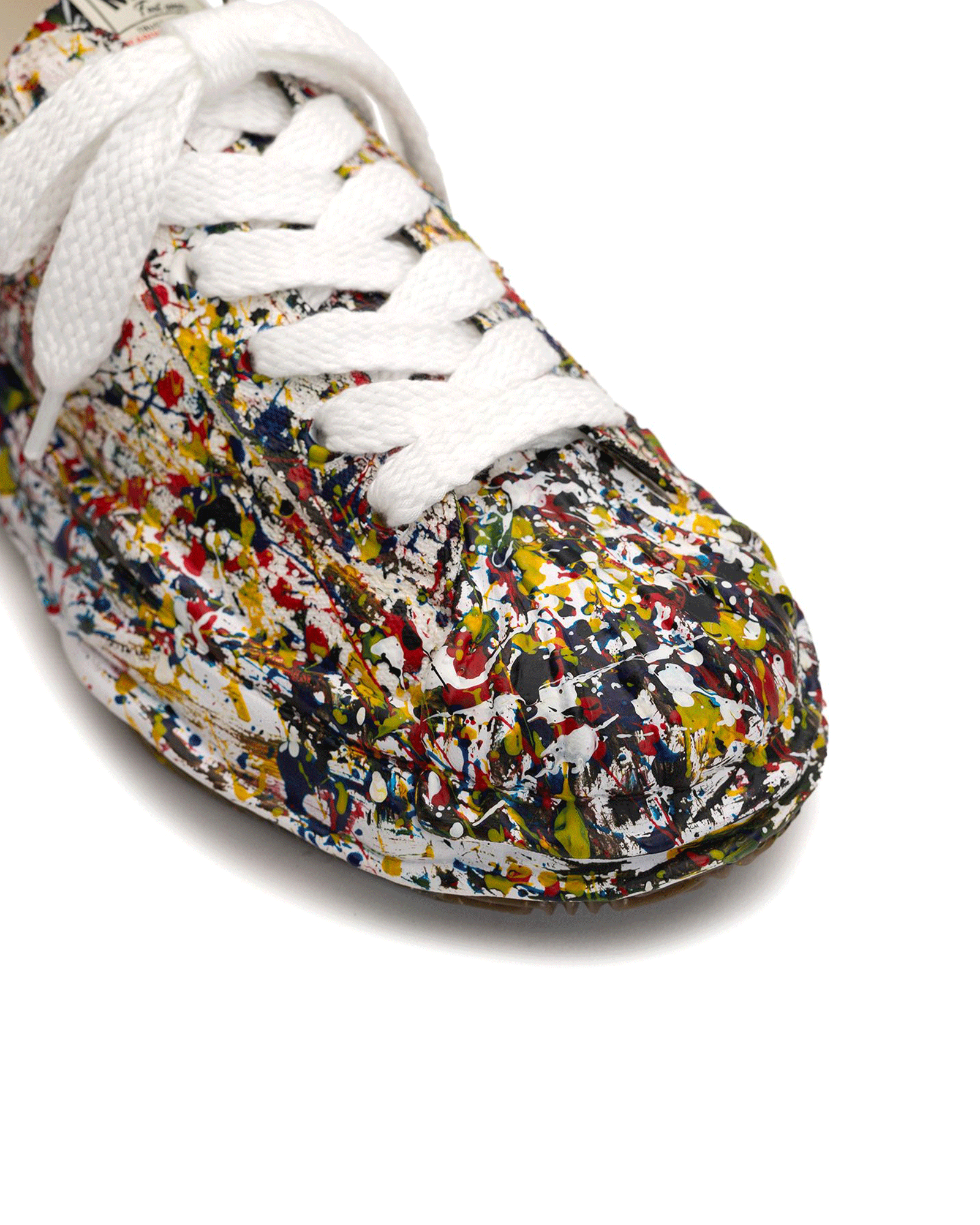 MIHARA YASUHIRO・ミハラヤスヒロ - ローカットスニーカー BLAKEY ORIGINAL SOLE SPUTTERING CANVAS LOW-TOP SNEAKER / WHITE