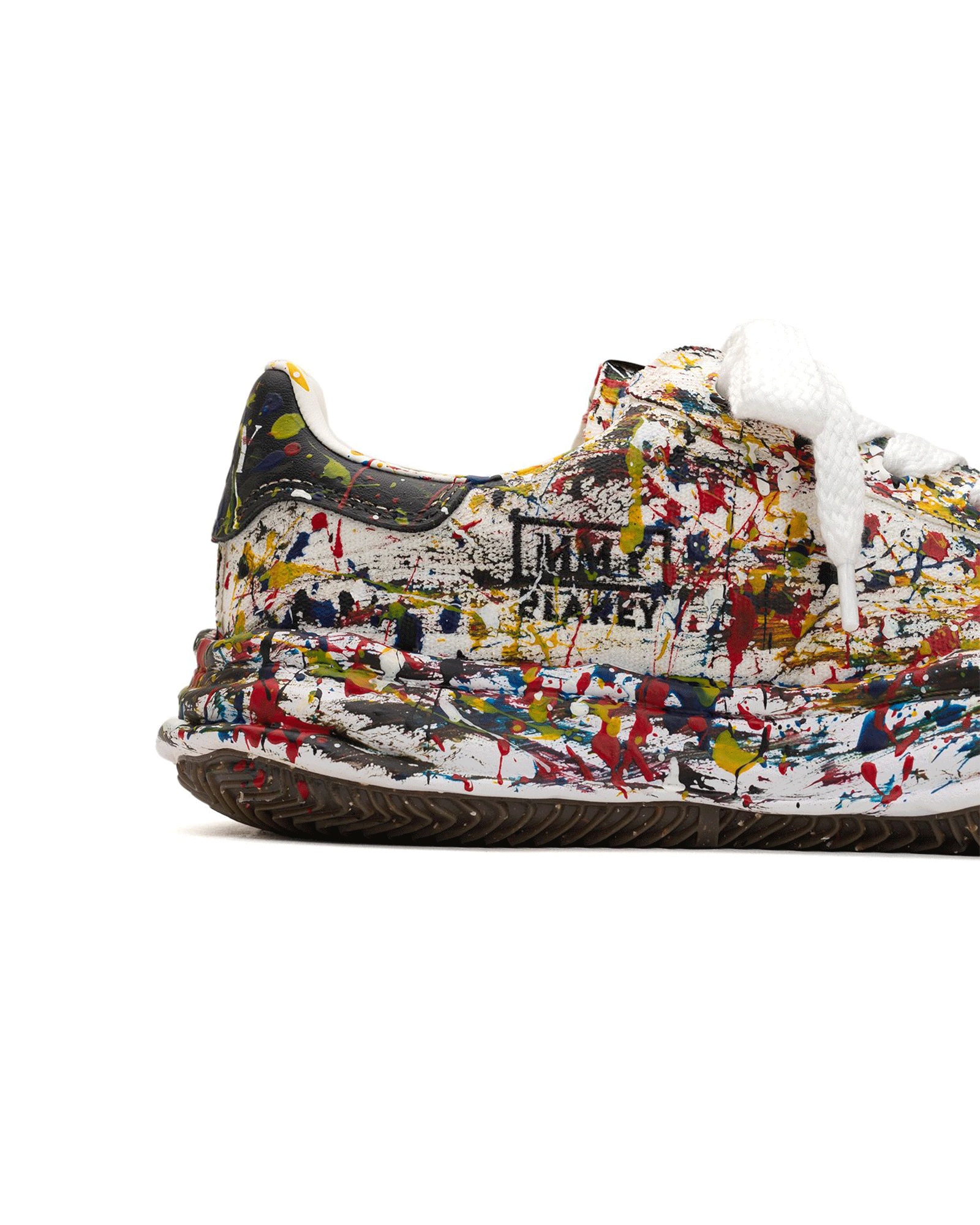 MIHARA YASUHIRO・ミハラヤスヒロ - ローカットスニーカー BLAKEY ORIGINAL SOLE SPUTTERING CANVAS LOW-TOP SNEAKER / WHITE