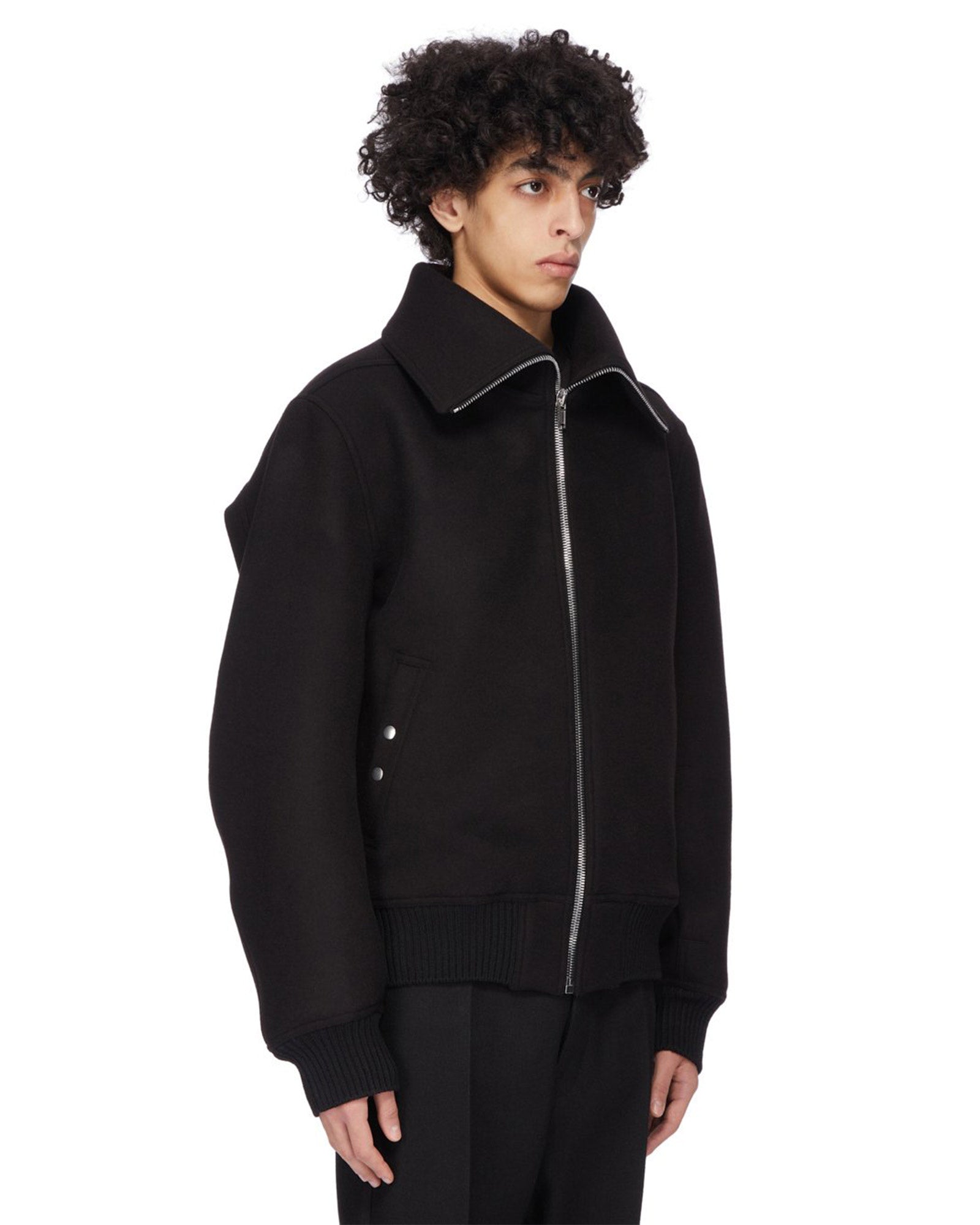 RICK OWENS・リック オウエンス - ジャケット BLIXA DRACUCOLLAR / BLACK