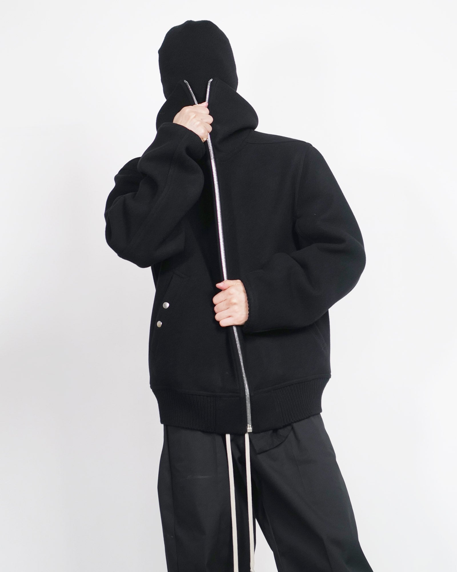 RICK OWENS・リック オウエンス - ジャケット BLIXA DRACUCOLLAR / BLACK