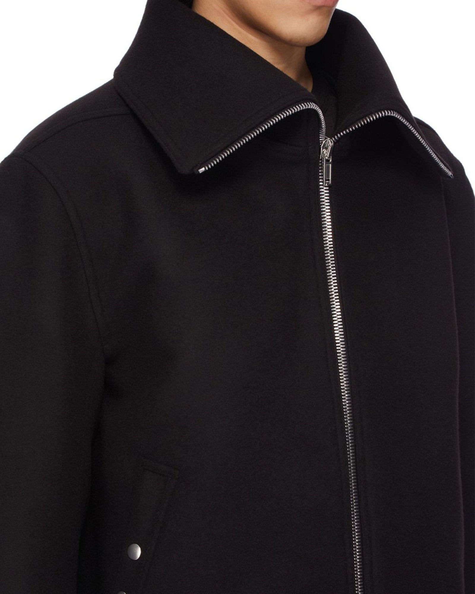 RICK OWENS・リック オウエンス - ジャケット BLIXA DRACUCOLLAR / BLACK