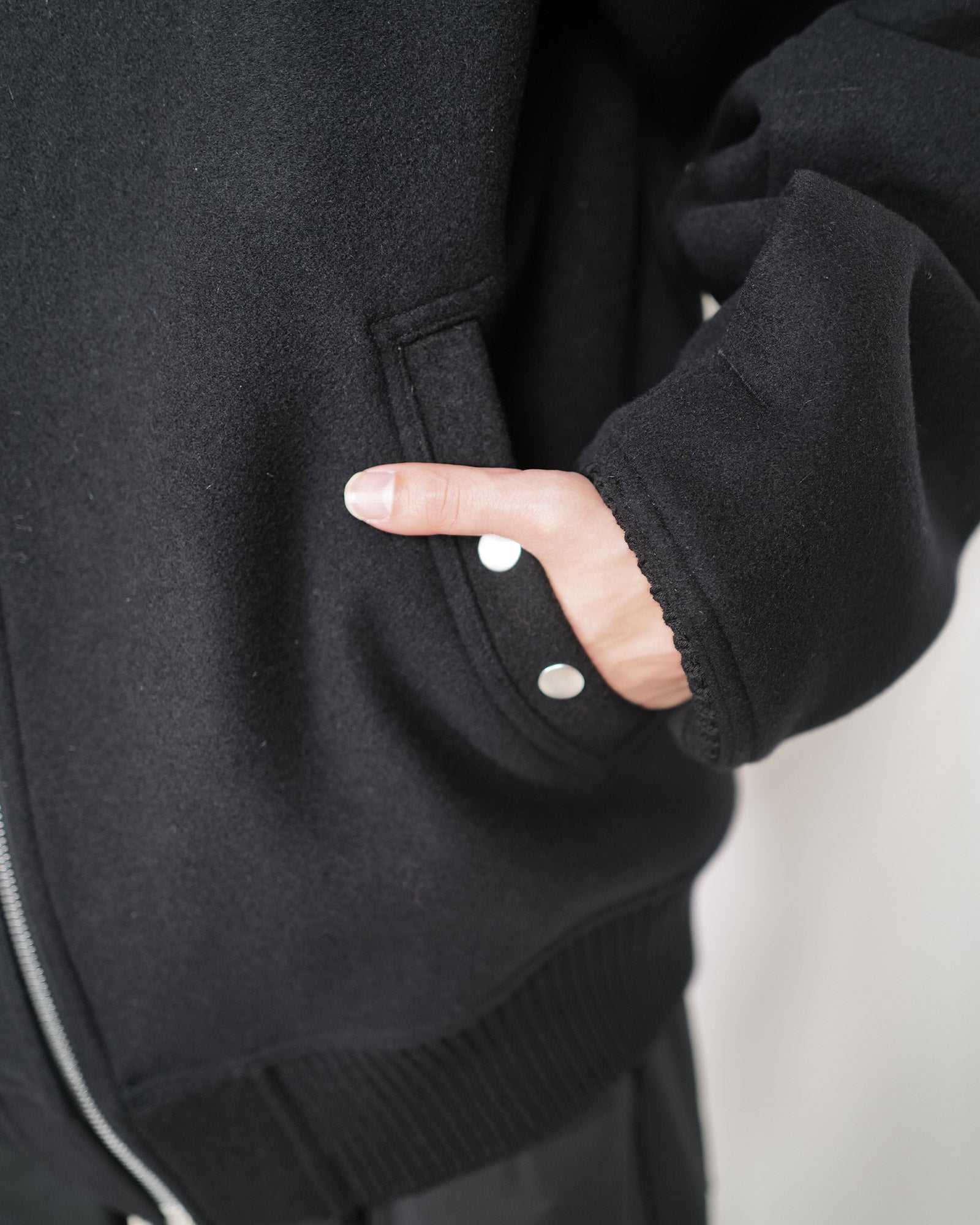 RICK OWENS・リック オウエンス - ジャケット BLIXA DRACUCOLLAR / BLACK