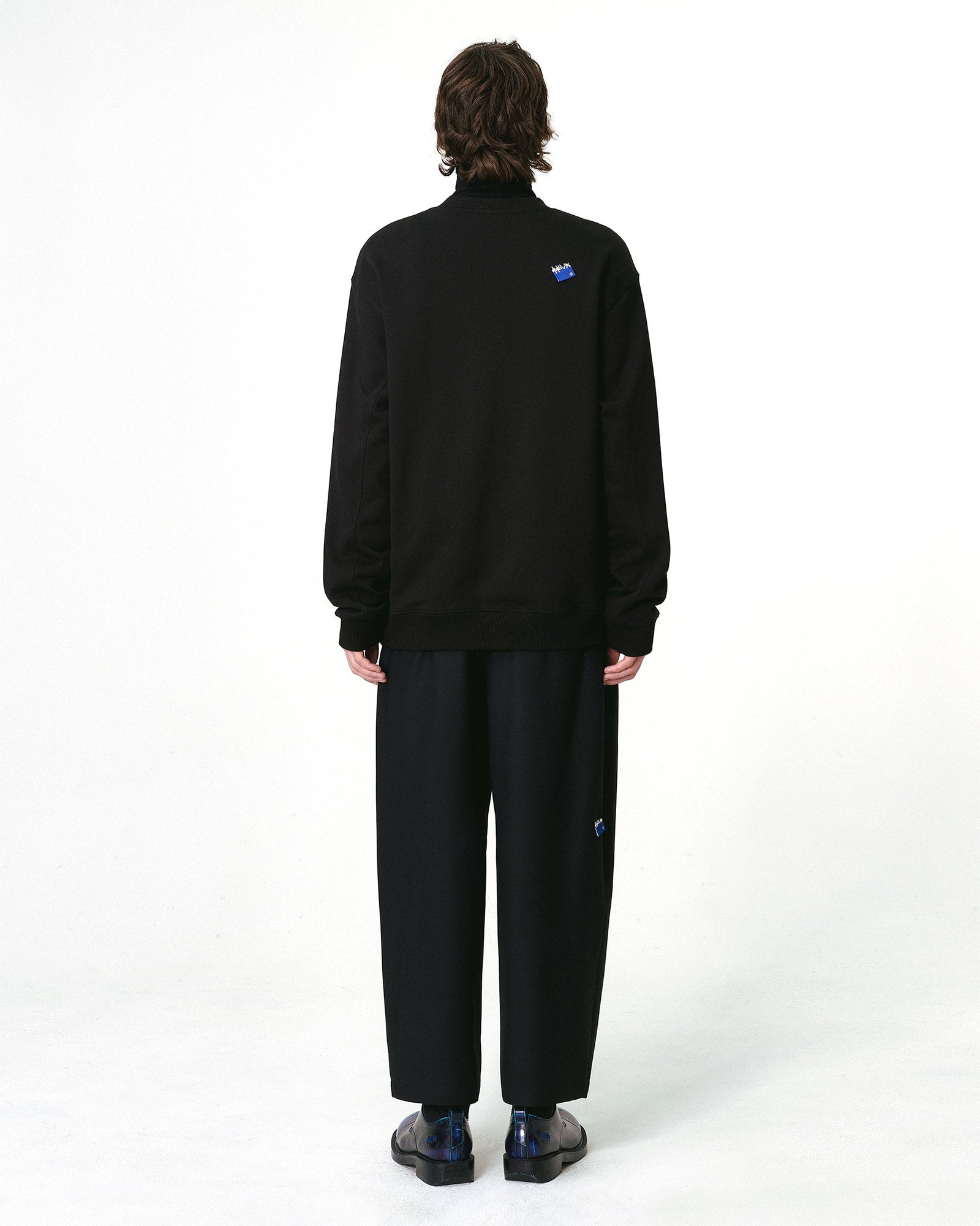 Ader Error・アーダーエラー - スウェット TAG SWEATSHIRT 01 / BLACK