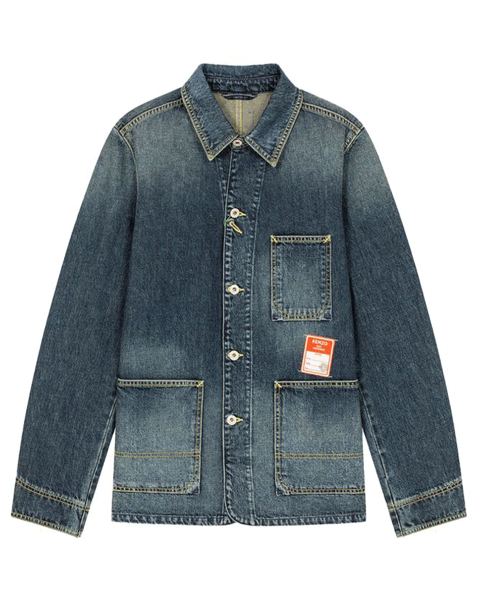 DARK STONE WORKWEAR DENIM JKT / DARK BLUE