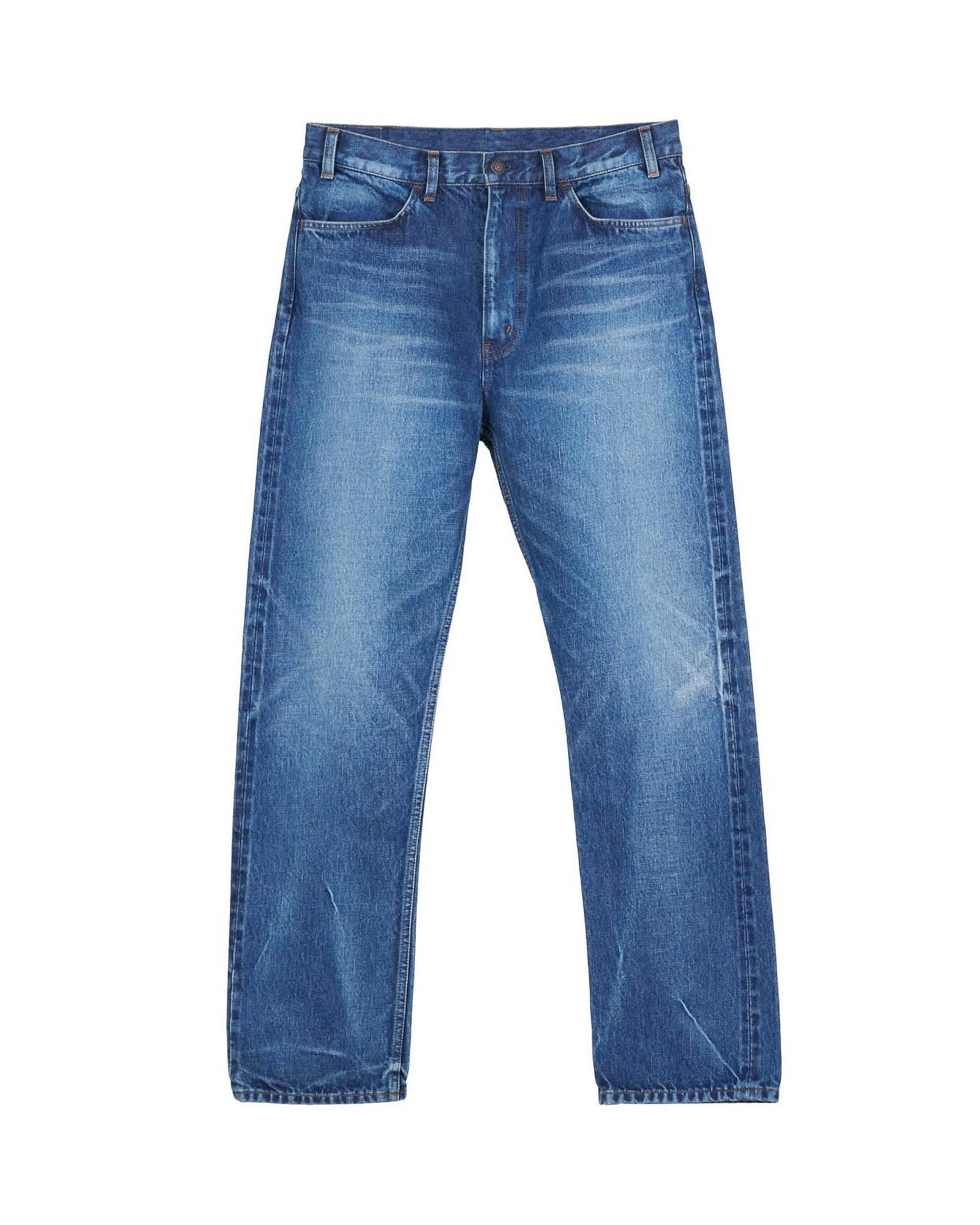 DENIM 5P PANTS SL H.WASH / INDIGO