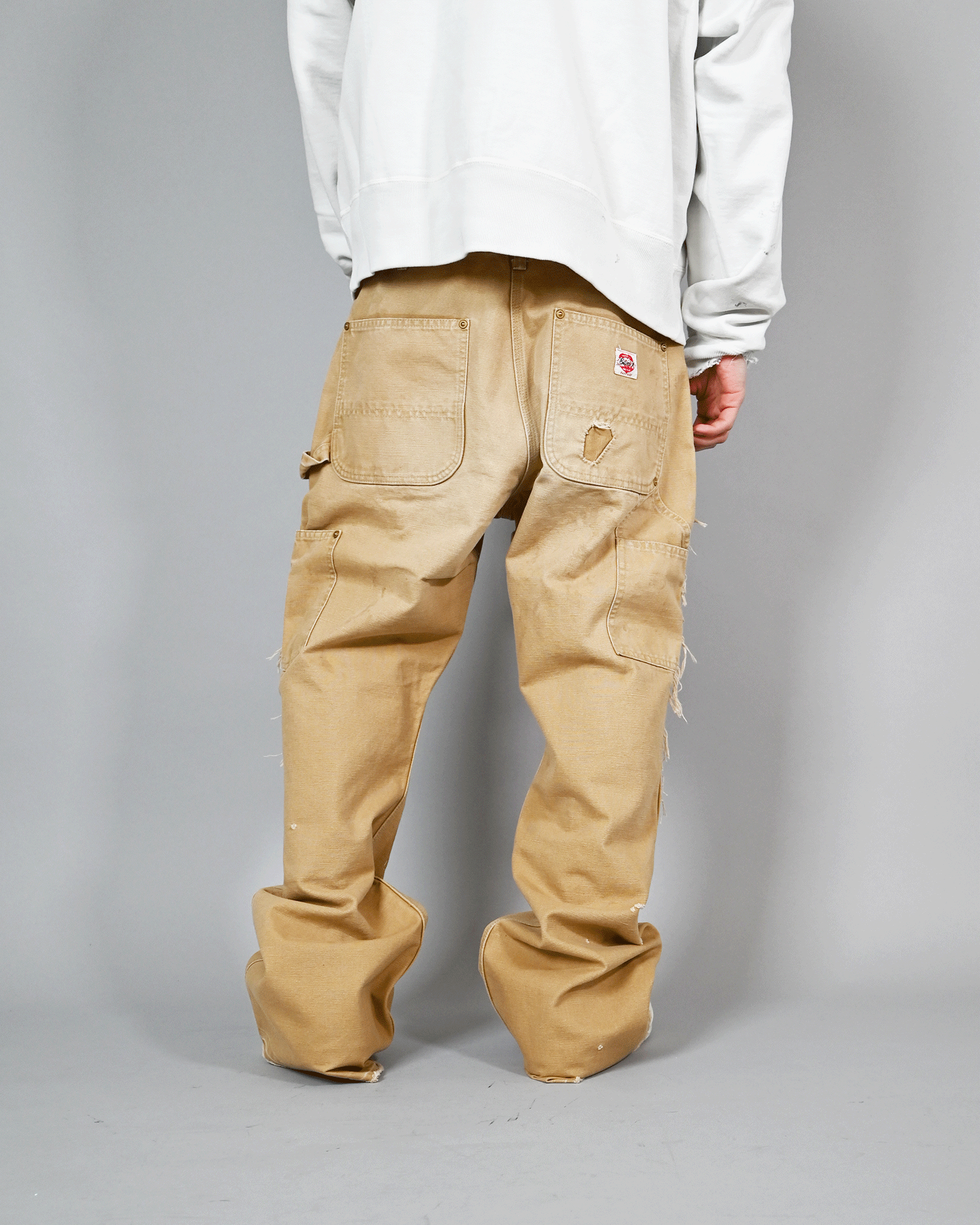 ©SAINT M××××××・セントマイケル - デニムパンツ DOUBLE KNEE/DENIM / BEIGE