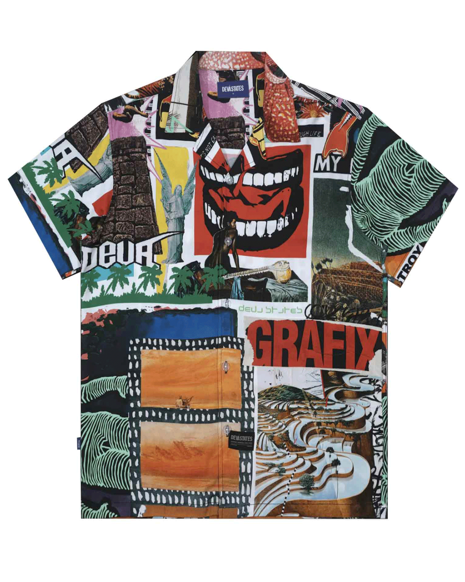 PRINTED SOUVENIR SHIRT - NUSA  / MULTI