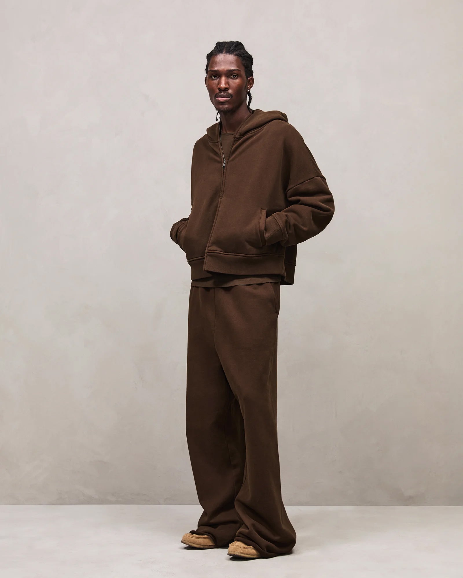 Entire studios・エンタイアスタジオ - パーカー・フーディ ETERNAL ZIP / BRUNETTE