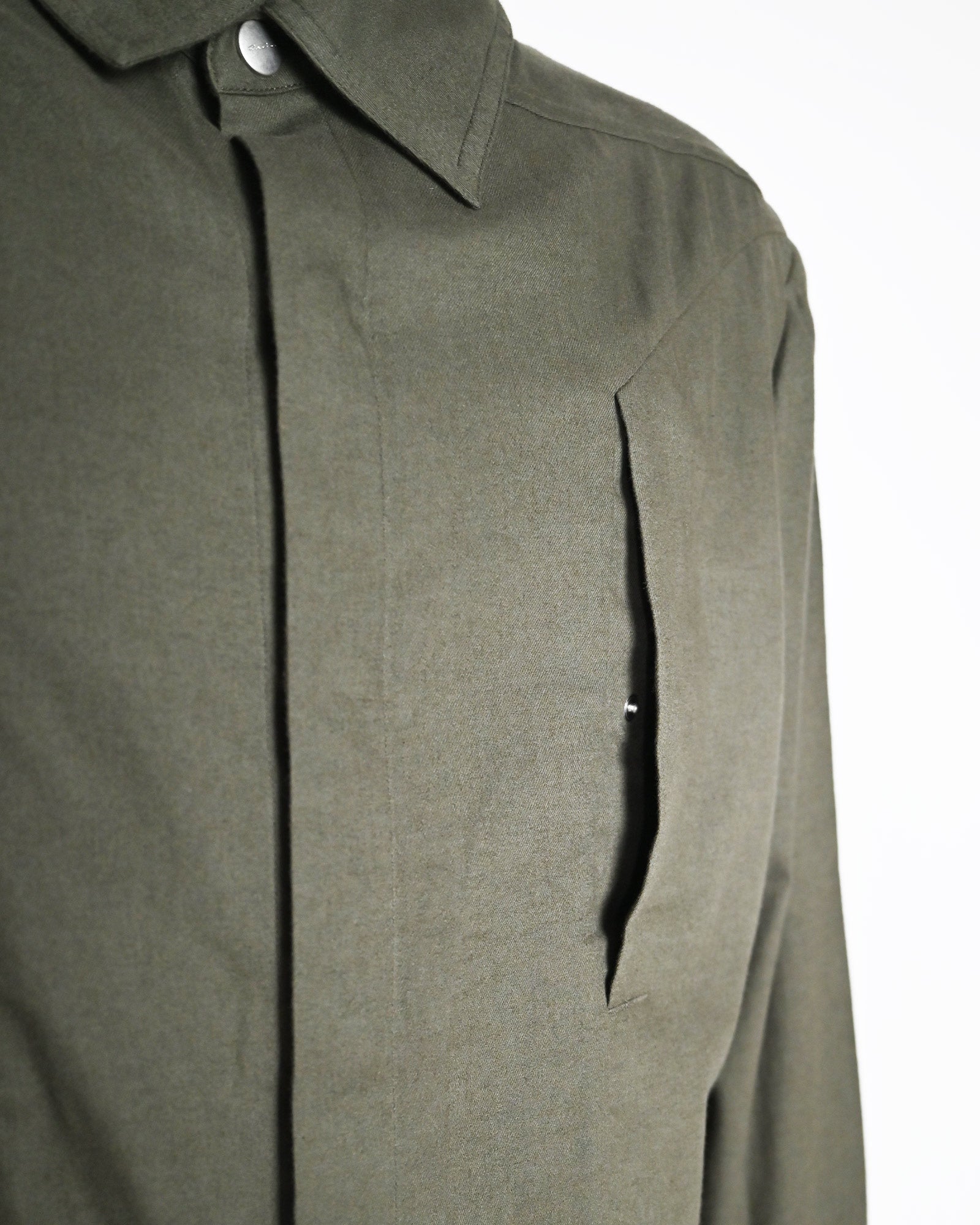 RICK OWENS・リック オウエンス - シャツ FOGPOCKET OUTERSHIRT /  BOSCO