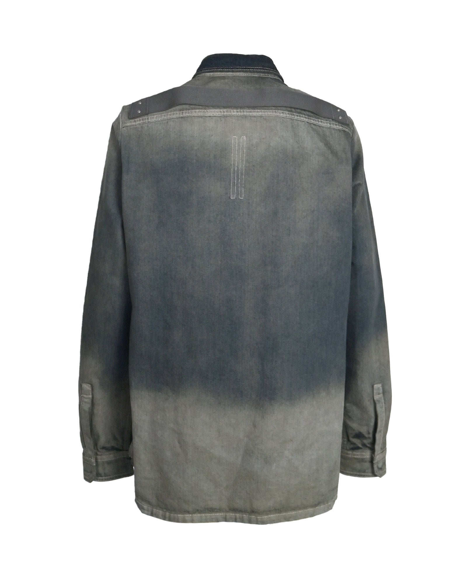 RICK OWENS・リック オウエンス - シャツ FOGPOCKET OUTERSHIRT / DARKDUST DEGRADE