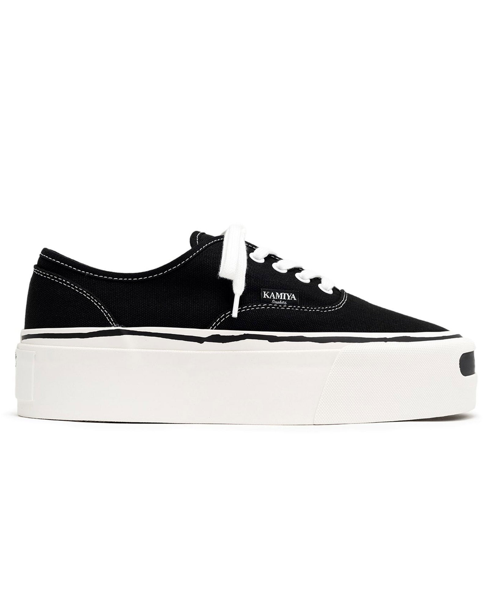 KAMIYA・カミヤ - ローカットスニーカー "HERC" PLATFORM SNEAKER / BLACK