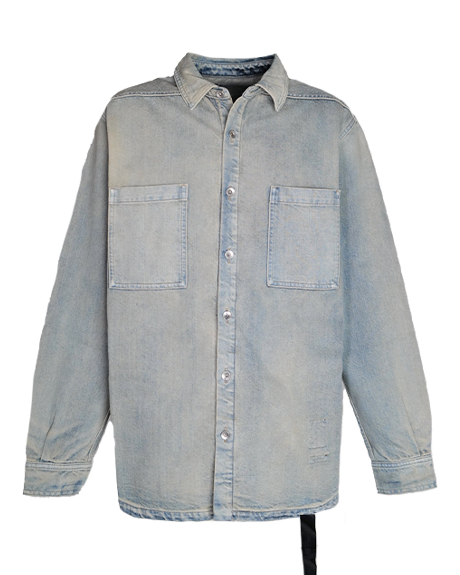 GIACCA IN DENIM - JUMBO OUTERSHIRT / MINERAL PEARL