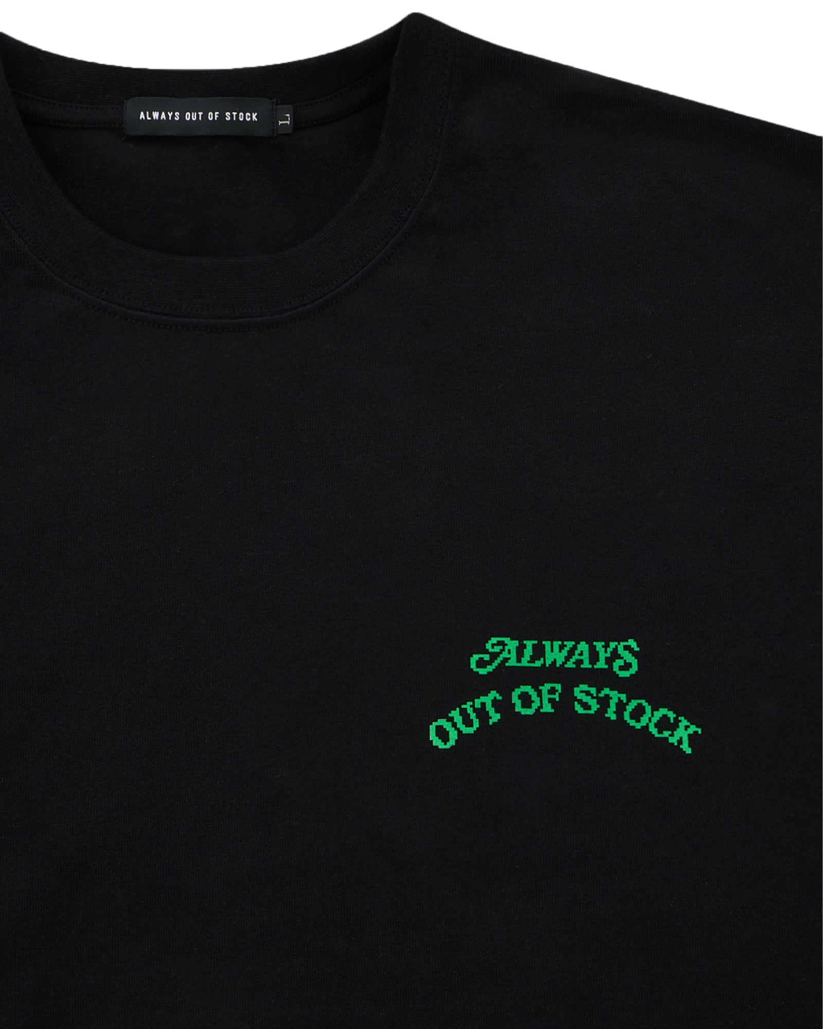 ALWAYS OUT OF STOCK・always out Of stock -  OFFICIAL SITE URL S/S TEE / BLACK