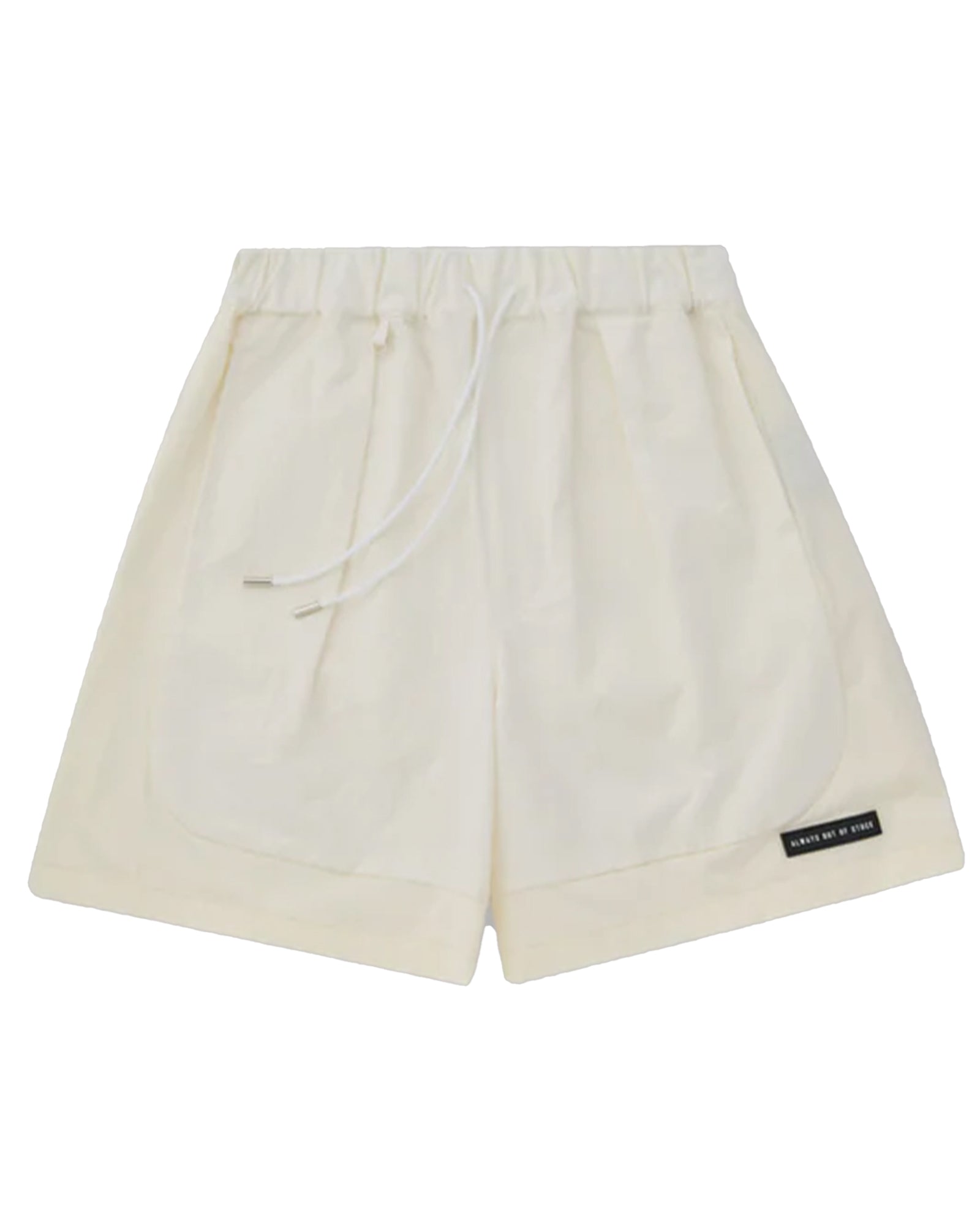 ALWAYS OUT OF STOCK・オールウェイズ アウト オブ ストック - ハーフ・ショートパンツ TUCK BASKETBALL SHORTS / WHITE