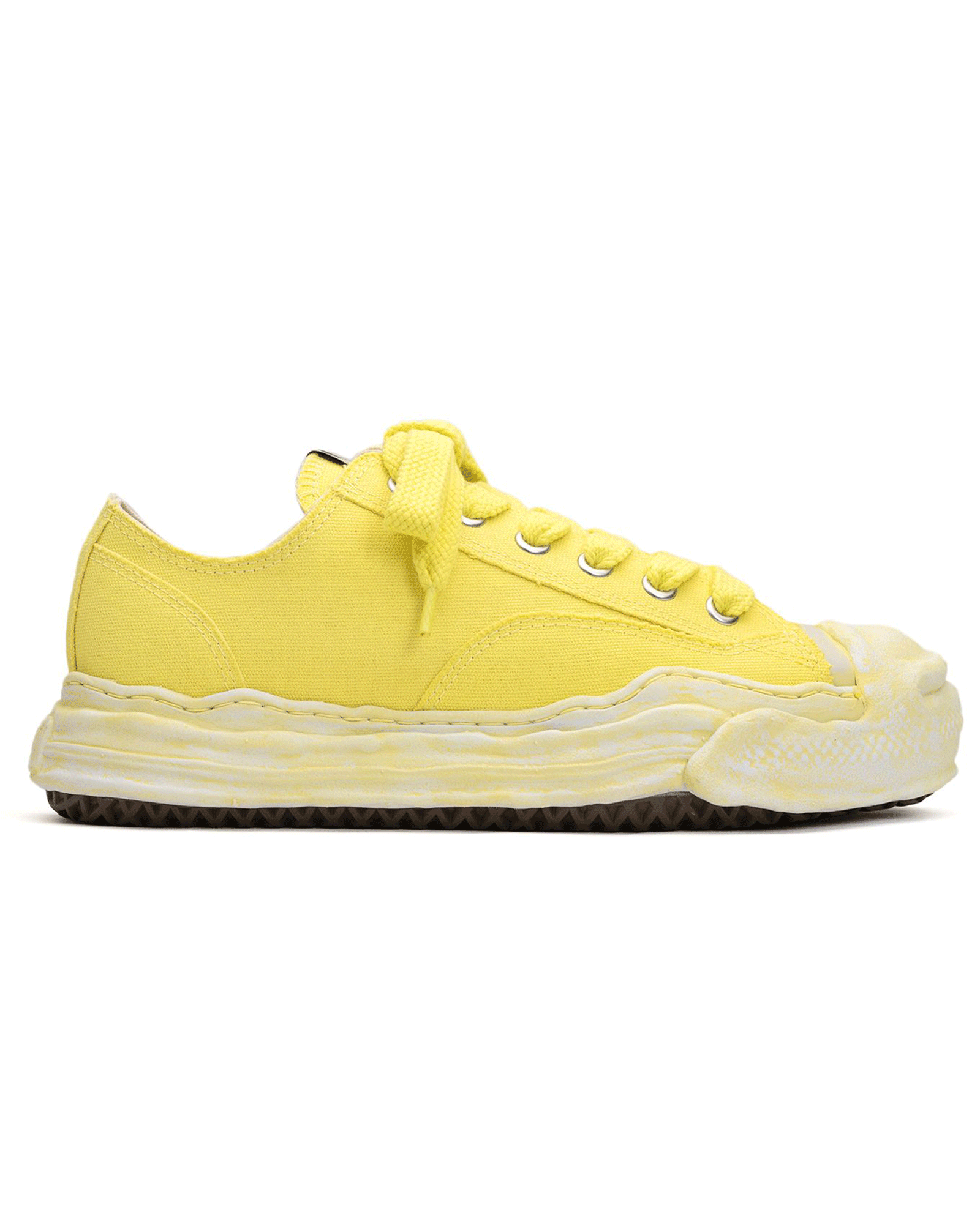 MIHARA YASUHIRO・ミハラヤスヒロ - ローカットスニーカー HANK PUF DYED LOW / YELLOW