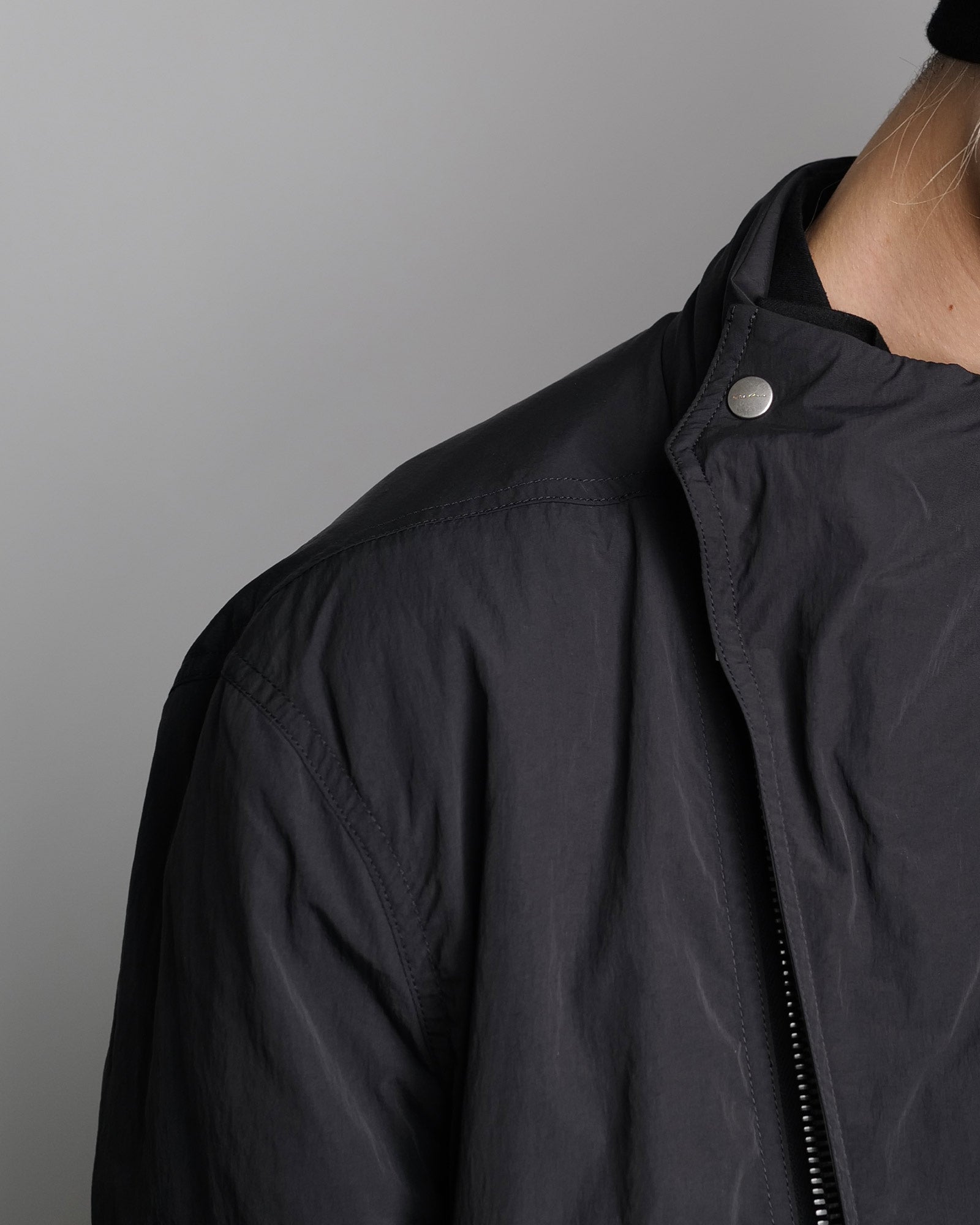 RICK OWENS・リック オウエンス - ナイロンジャケット HOLLYWOOD FLIGHT / BLACK